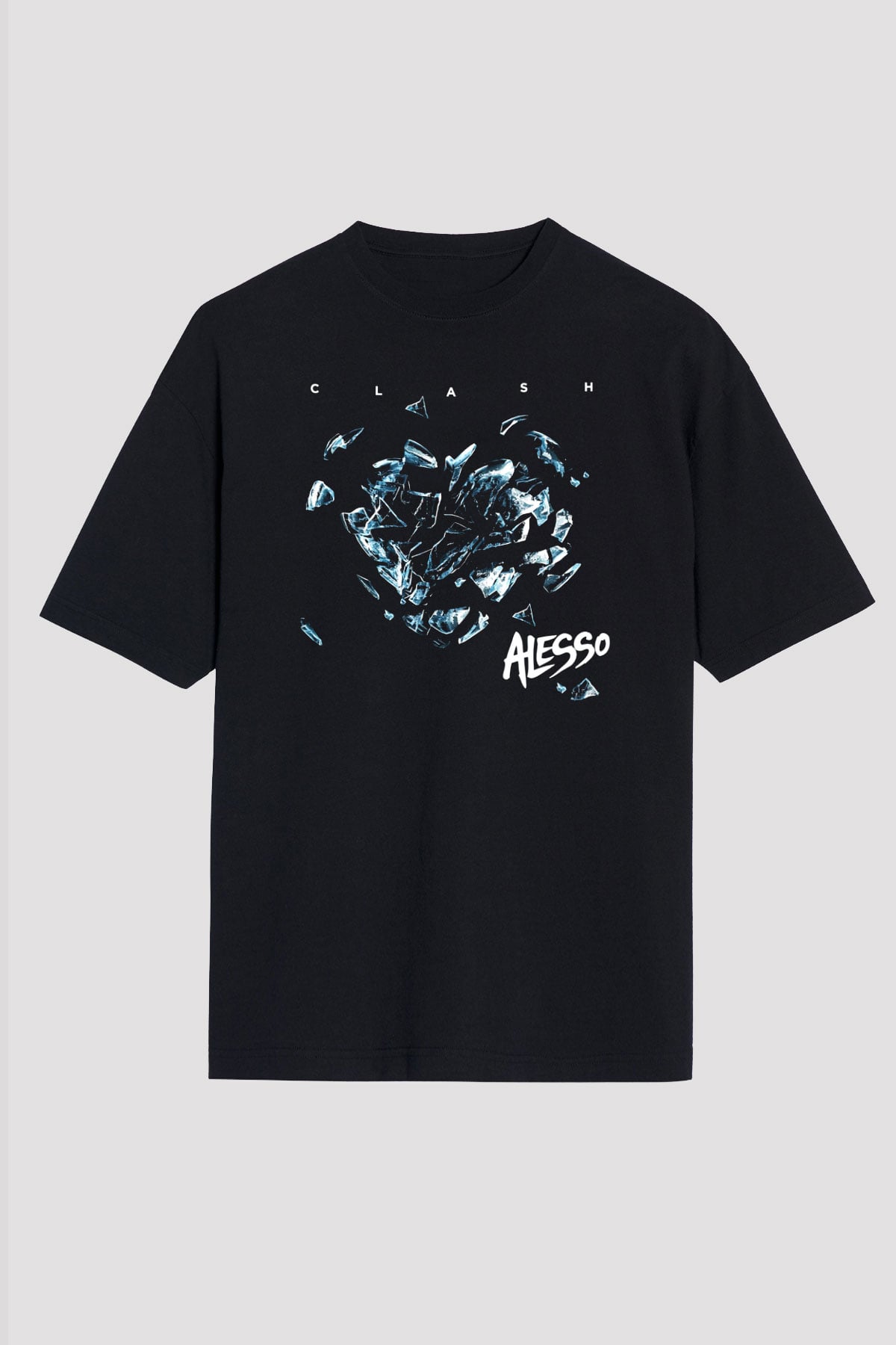 Alesso Siyah Unisex Oversize Tişört T-Shirt