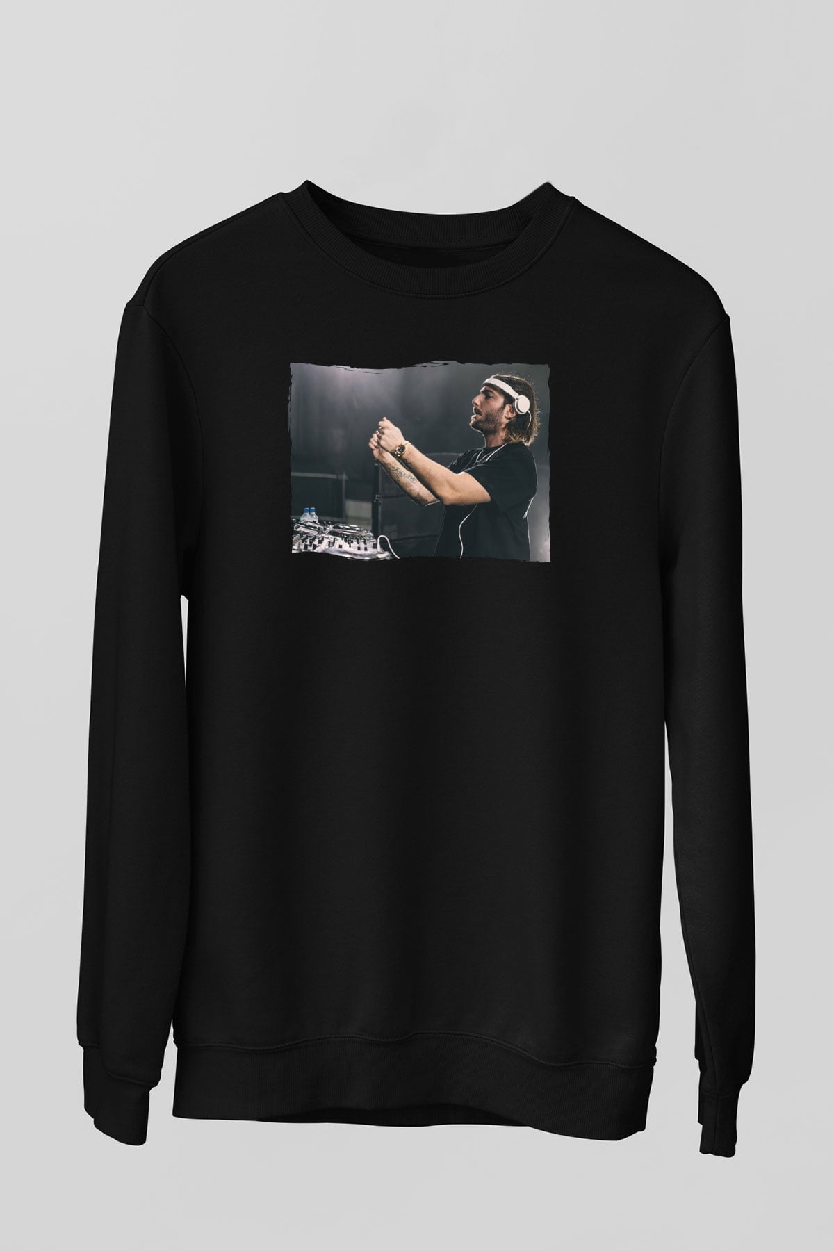 Alesso Siyah Unisex Sweatshirt