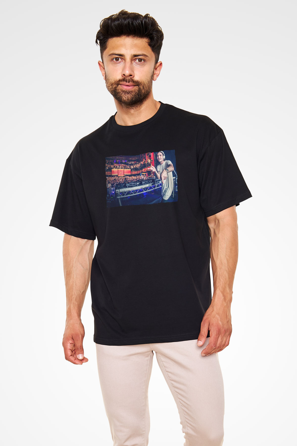Alesso Siyah Oversize Tişört Oversize T-shirt - TişörtFabrikası