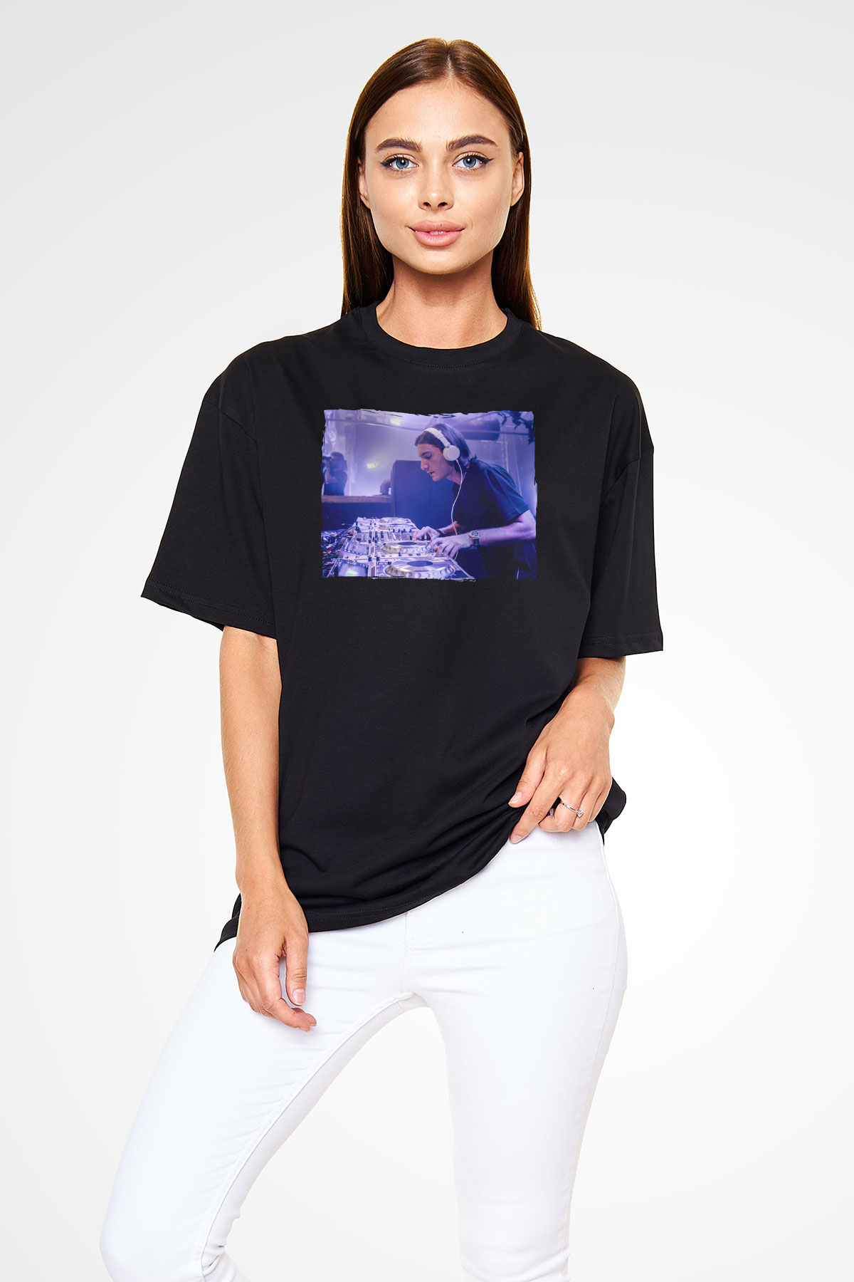 Alesso Siyah Oversize Tişört Oversize T-shirt - TişörtFabrikası