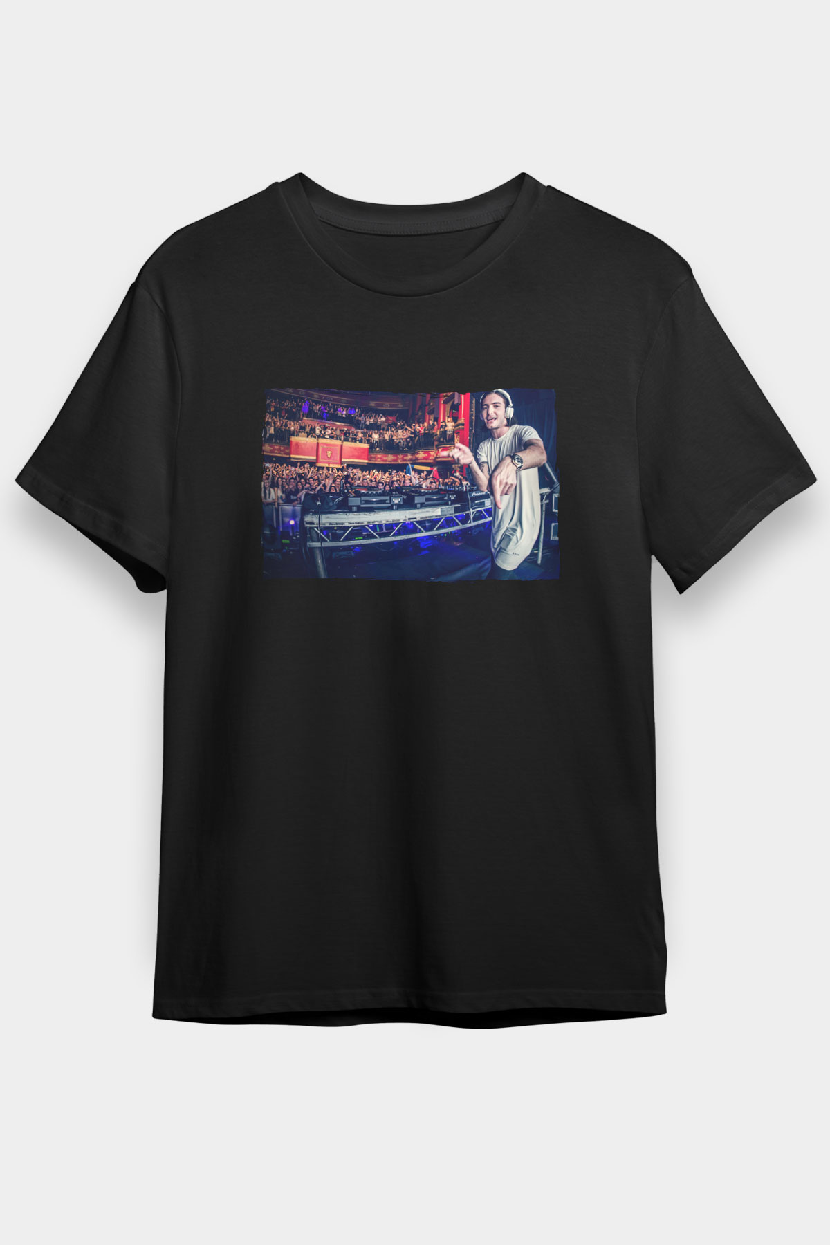 Alesso Siyah Unisex Tişört T-Shirt - TişörtFabrikası