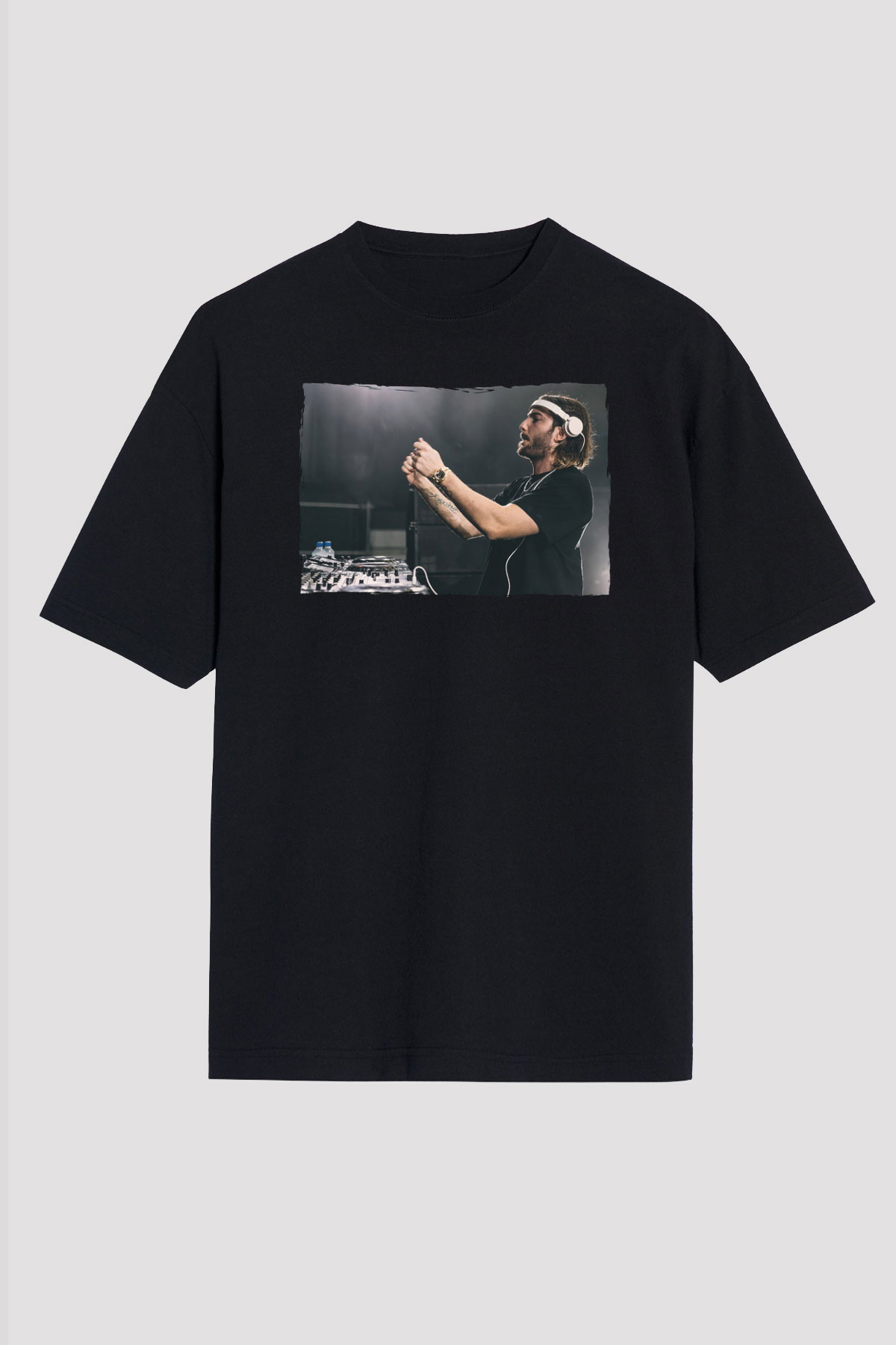 Alesso Siyah Oversize Tişört Oversize T-shirt - TişörtFabrikası