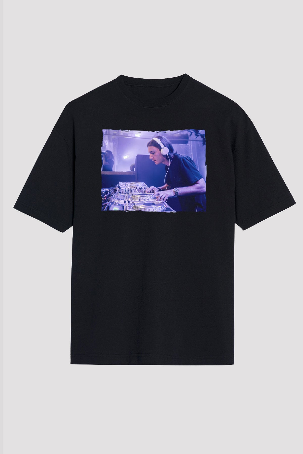 Alesso Siyah Oversize Tişört Oversize T-shirt - TişörtFabrikası