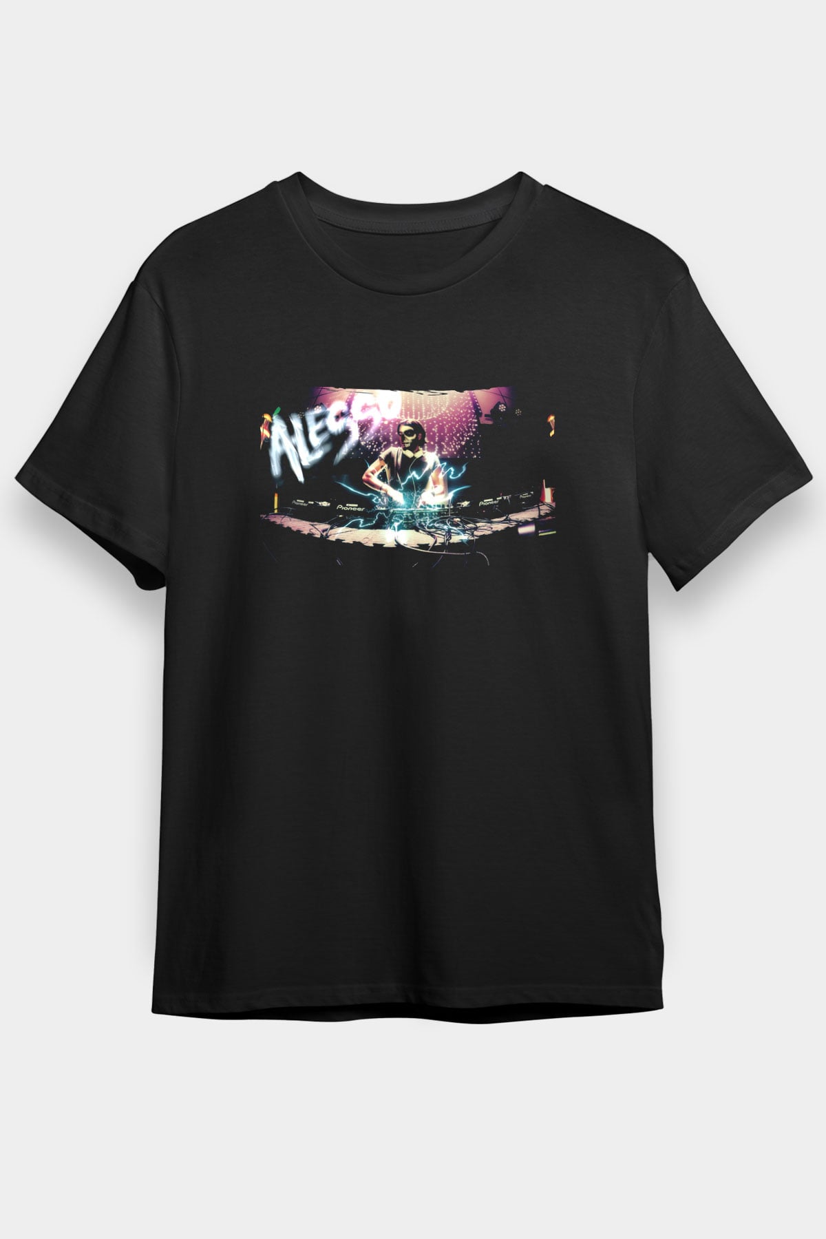 Alesso Siyah Unisex Tişört T-Shirt - TişörtFabrikası