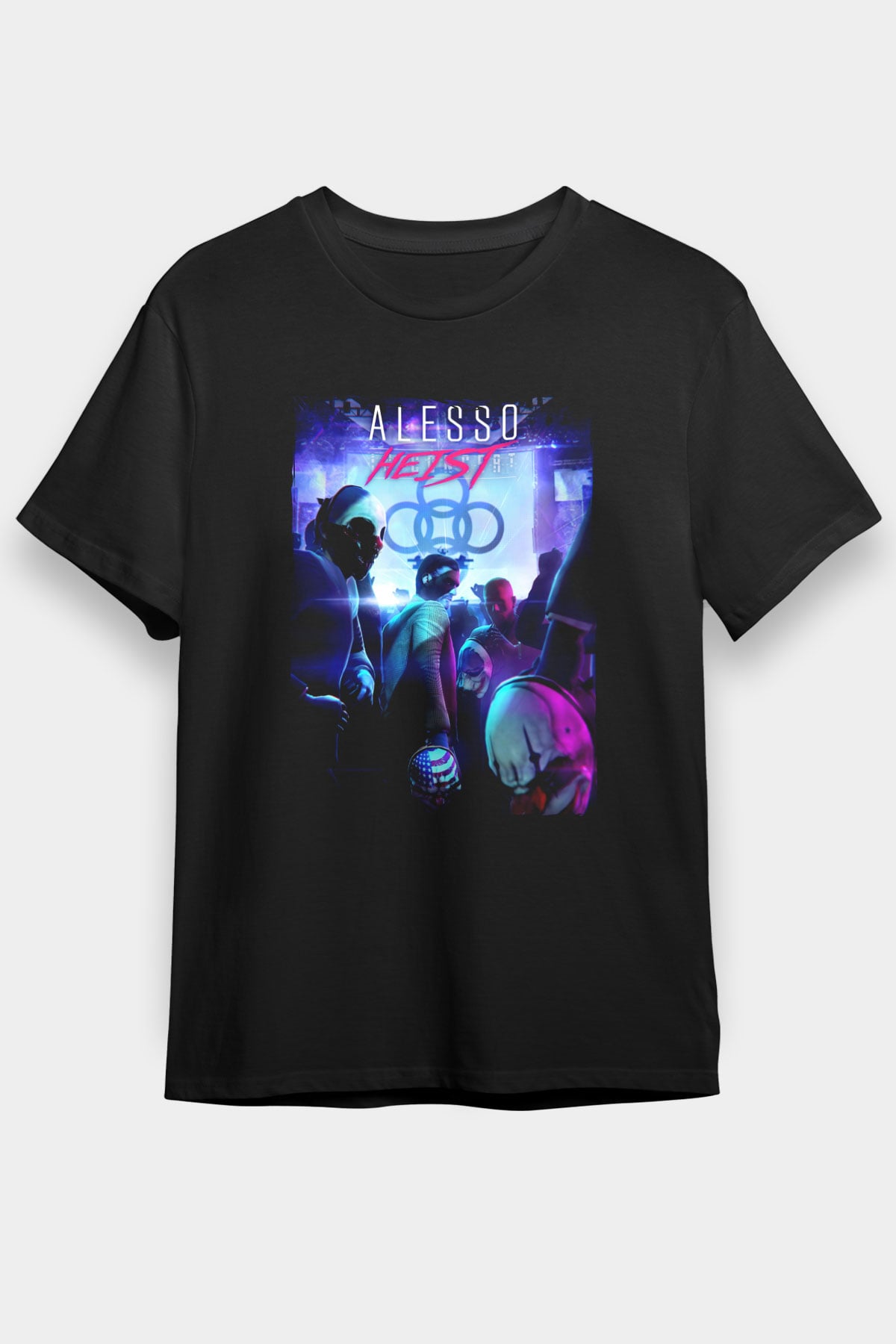Alesso Siyah Unisex Tişört T-Shirt - TişörtFabrikası