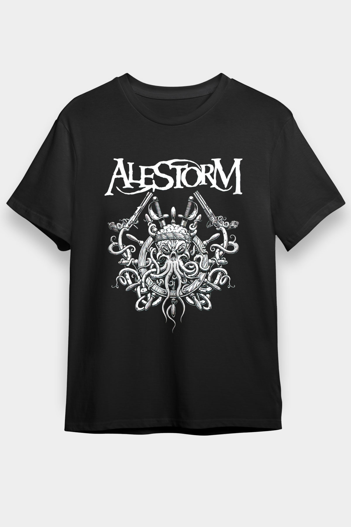 Alestorm Siyah Unisex Tişört T-Shirt - TişörtFabrikası