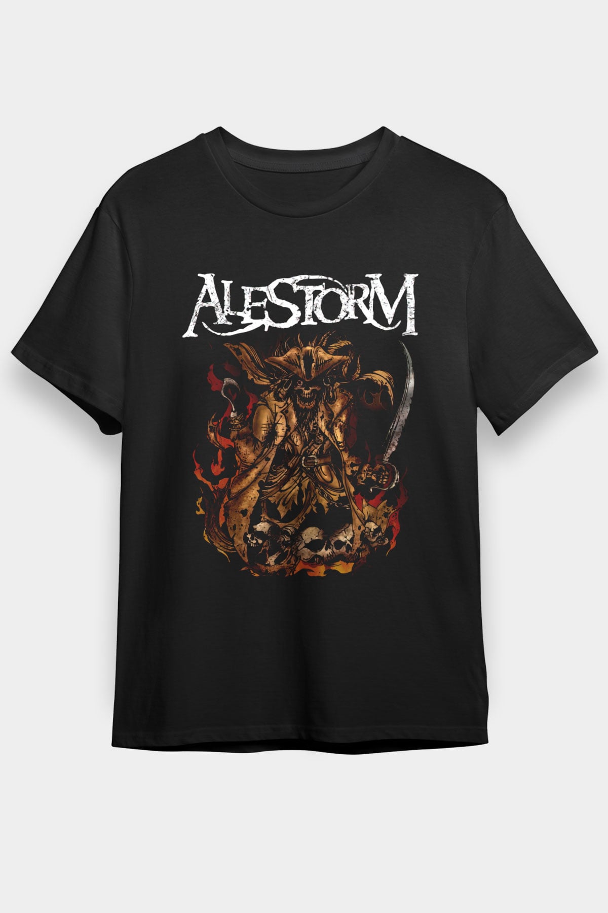 Alestorm Siyah Unisex Tişört T-Shirt - TişörtFabrikası