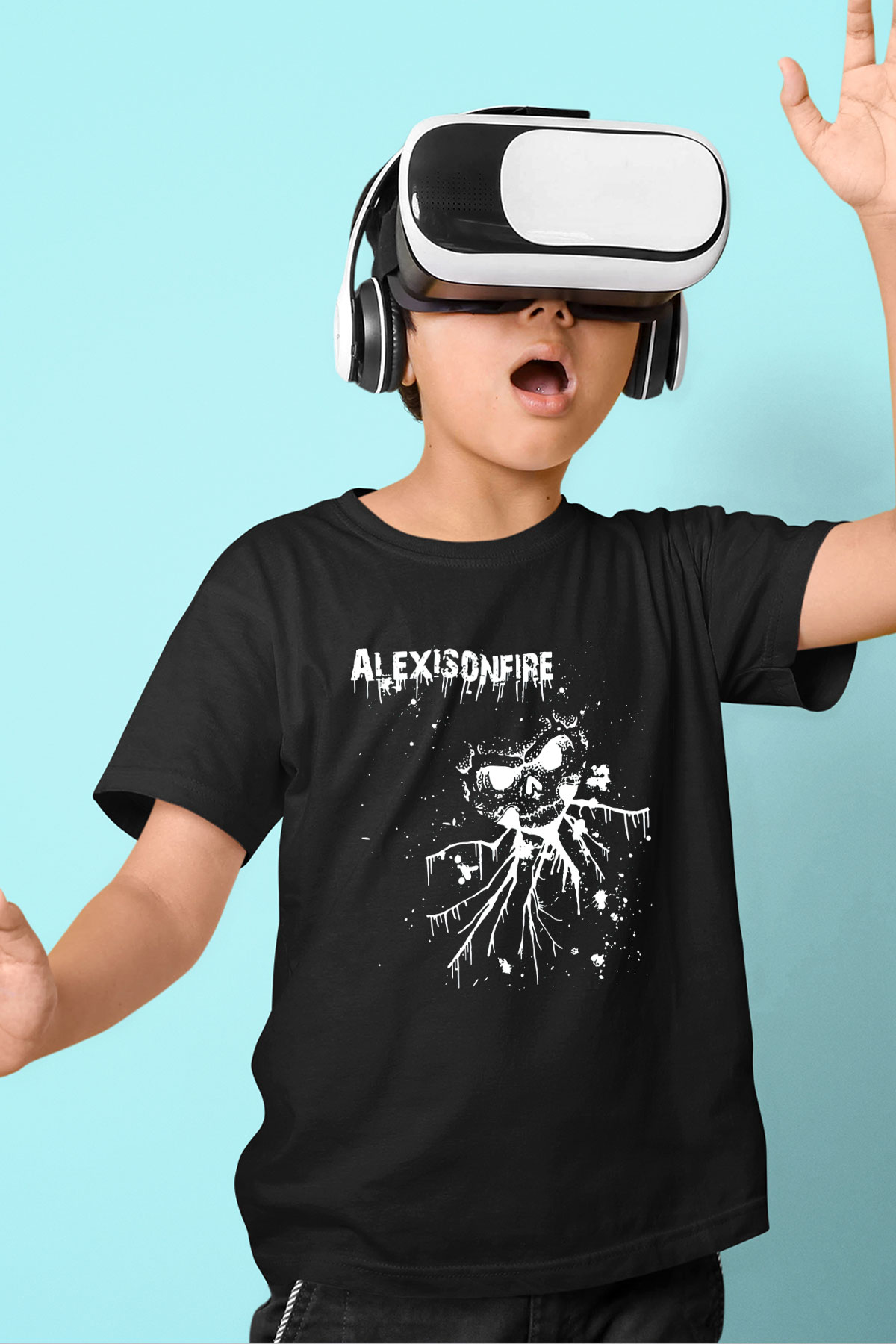 Alexisonfire Baskılı Siyah Unisex Çocuk Tişört