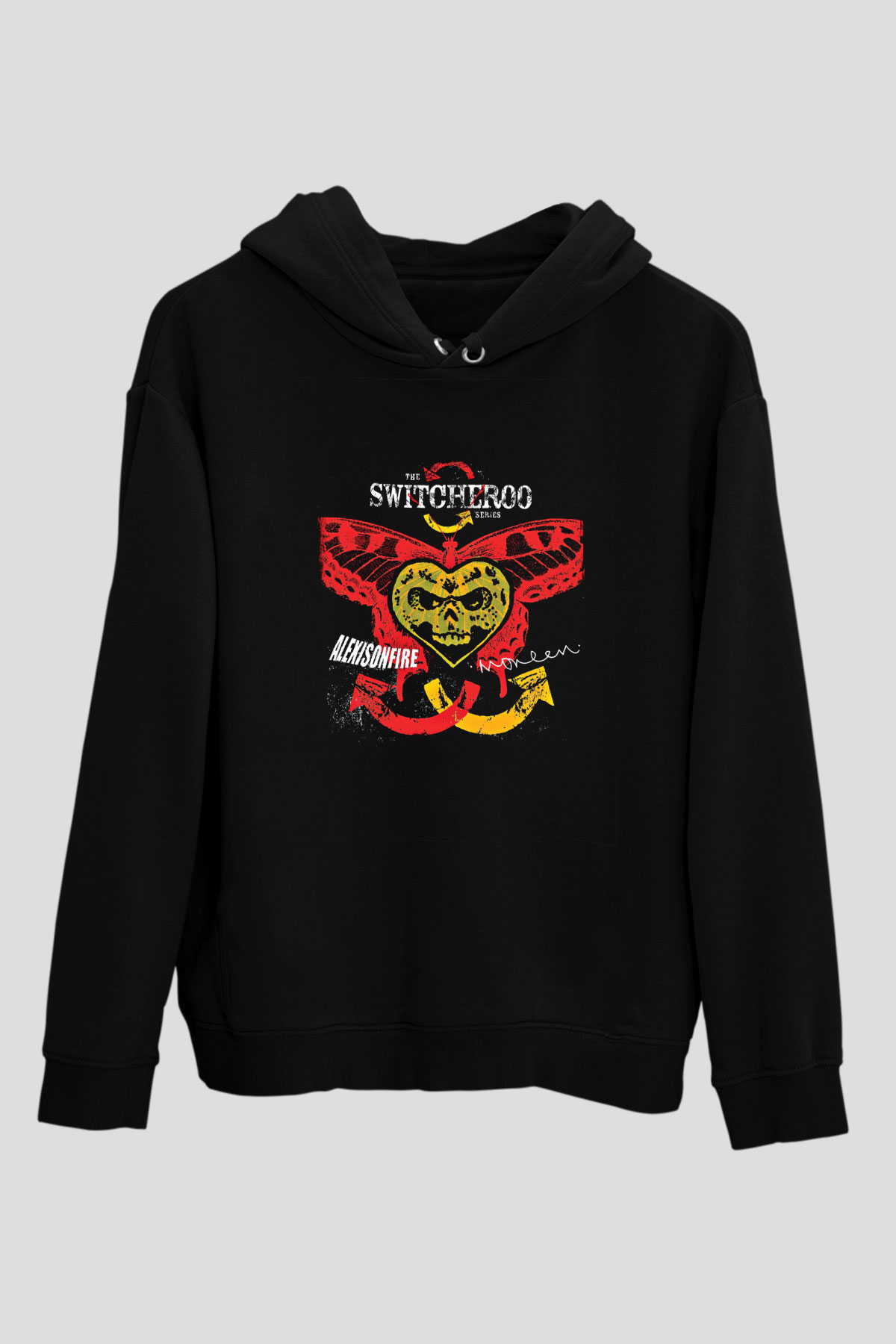 Alexisonfire Baskılı Unisex Siyah Hoodie