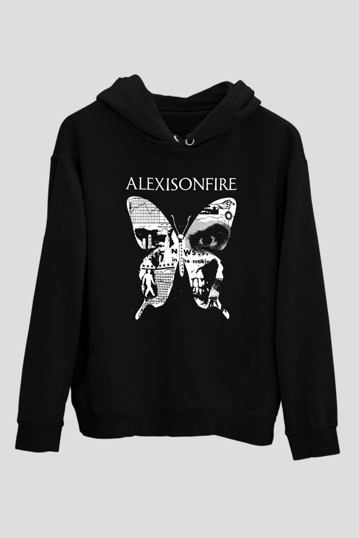 Alexisonfire Siyah Unisex Hoodie