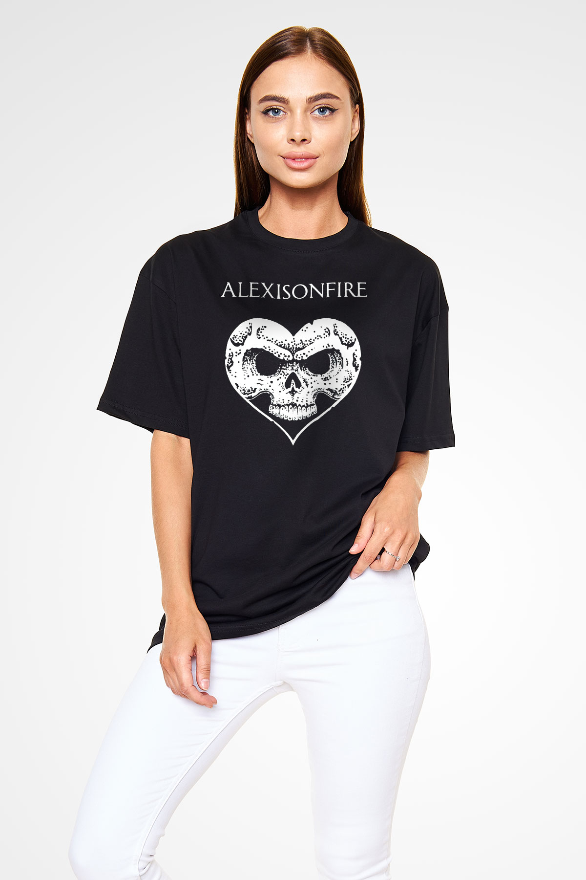 Alexisonfire Siyah Unisex Oversize Tişört T-Shirt