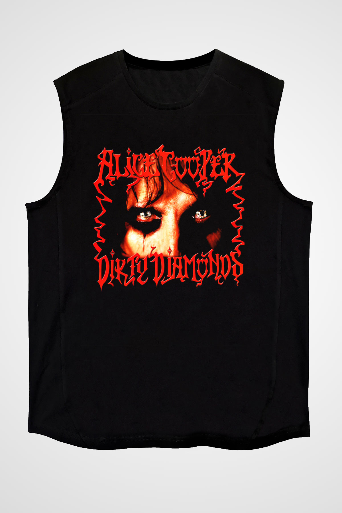 Alice Cooper Siyah Unisex Kolsuz Tişört