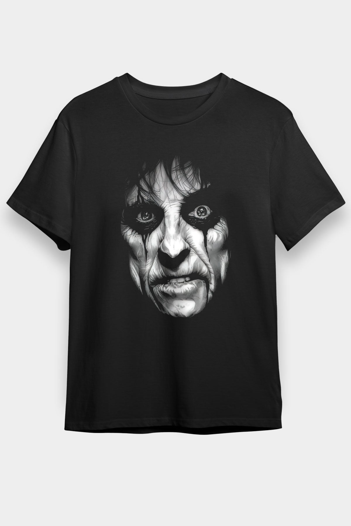 Alice Cooper Siyah Unisex Tişört T-Shirt - TişörtFabrikası
