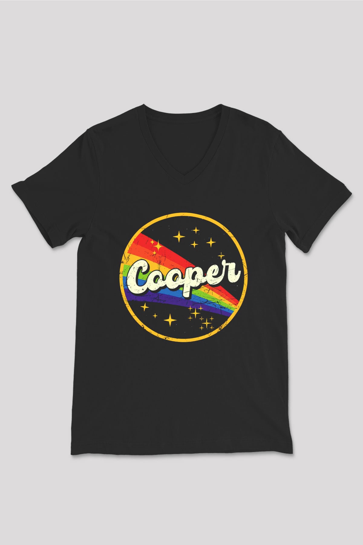 Alice Cooper Siyah Unisex V Yaka Tişört
