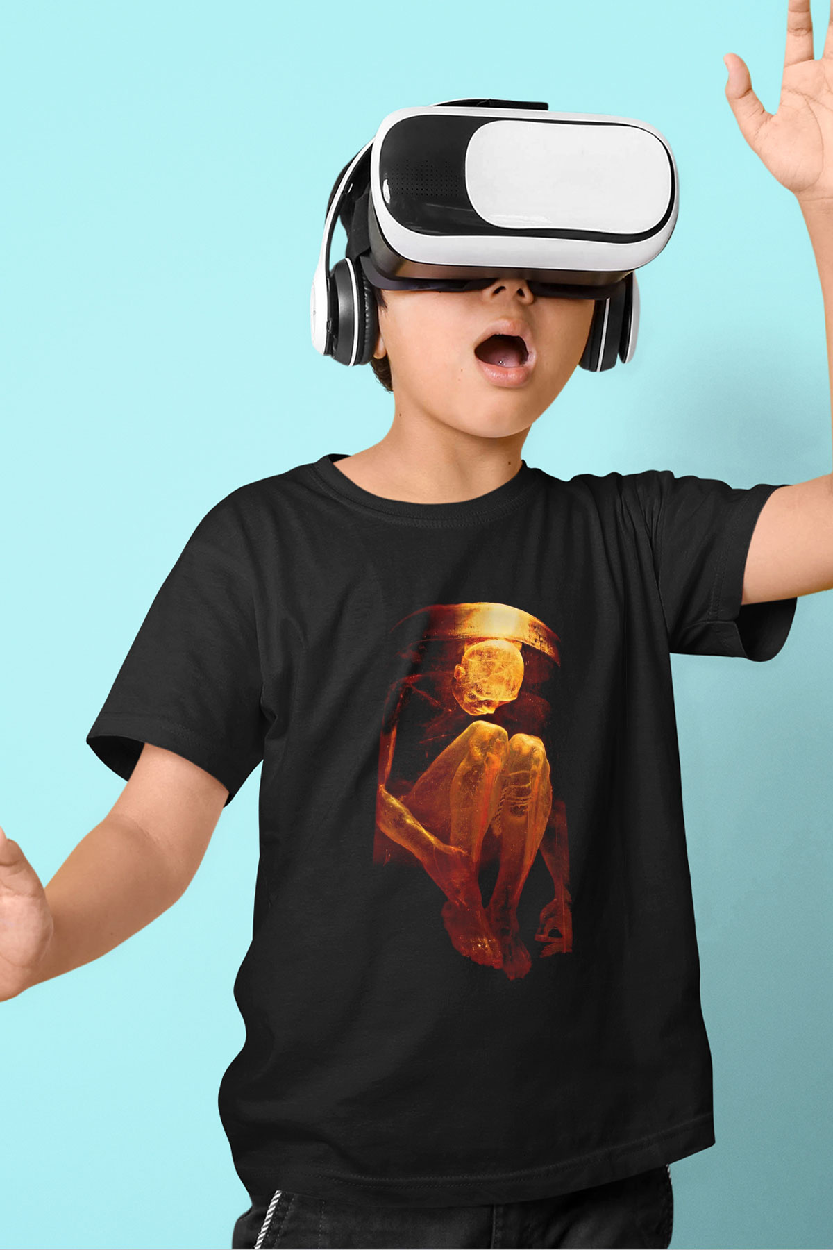 Alice in Chains Baskılı Unisex Siyah Çocuk Tişört