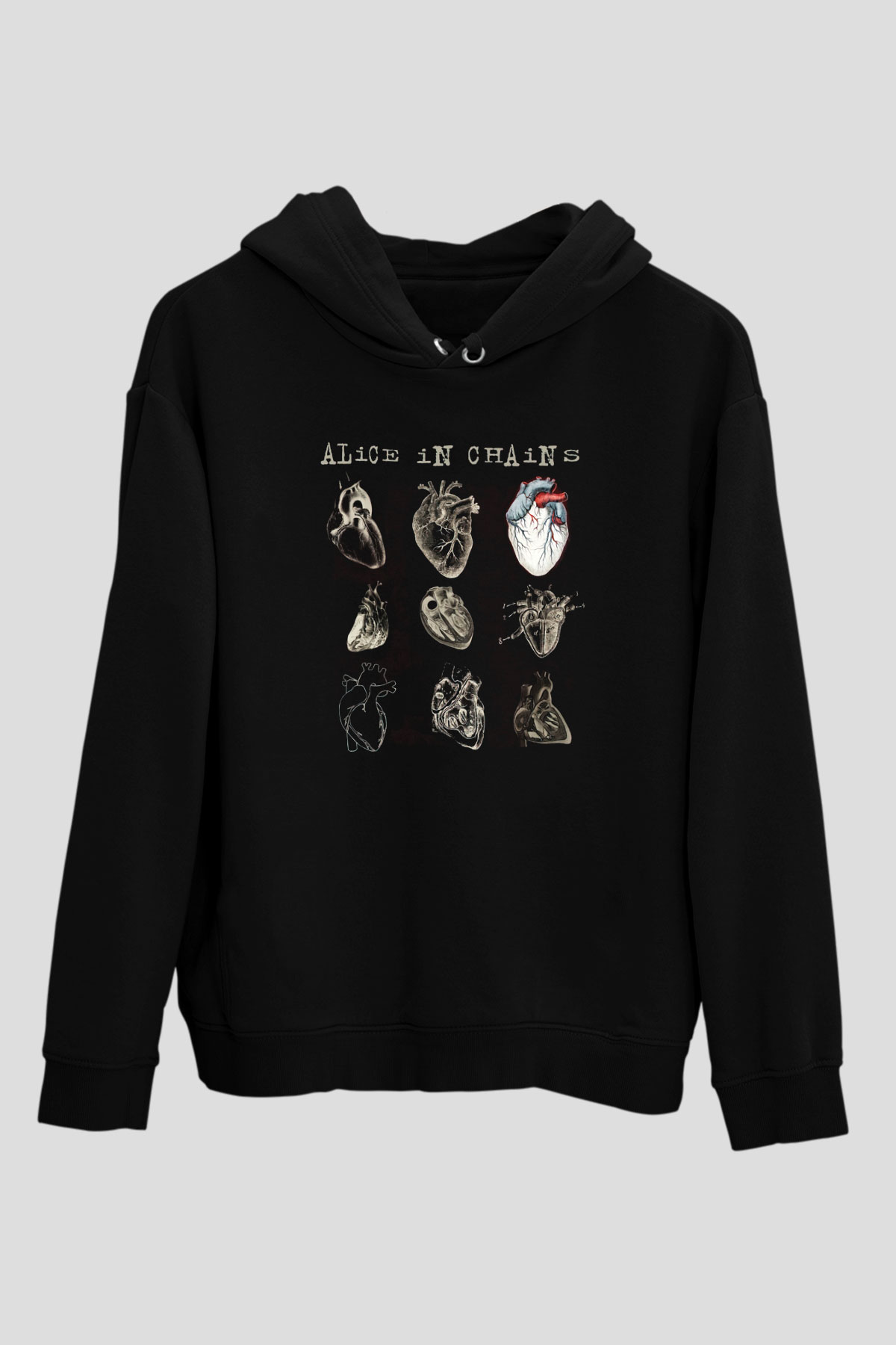 Alice in Chains Siyah Unisex Hoodie