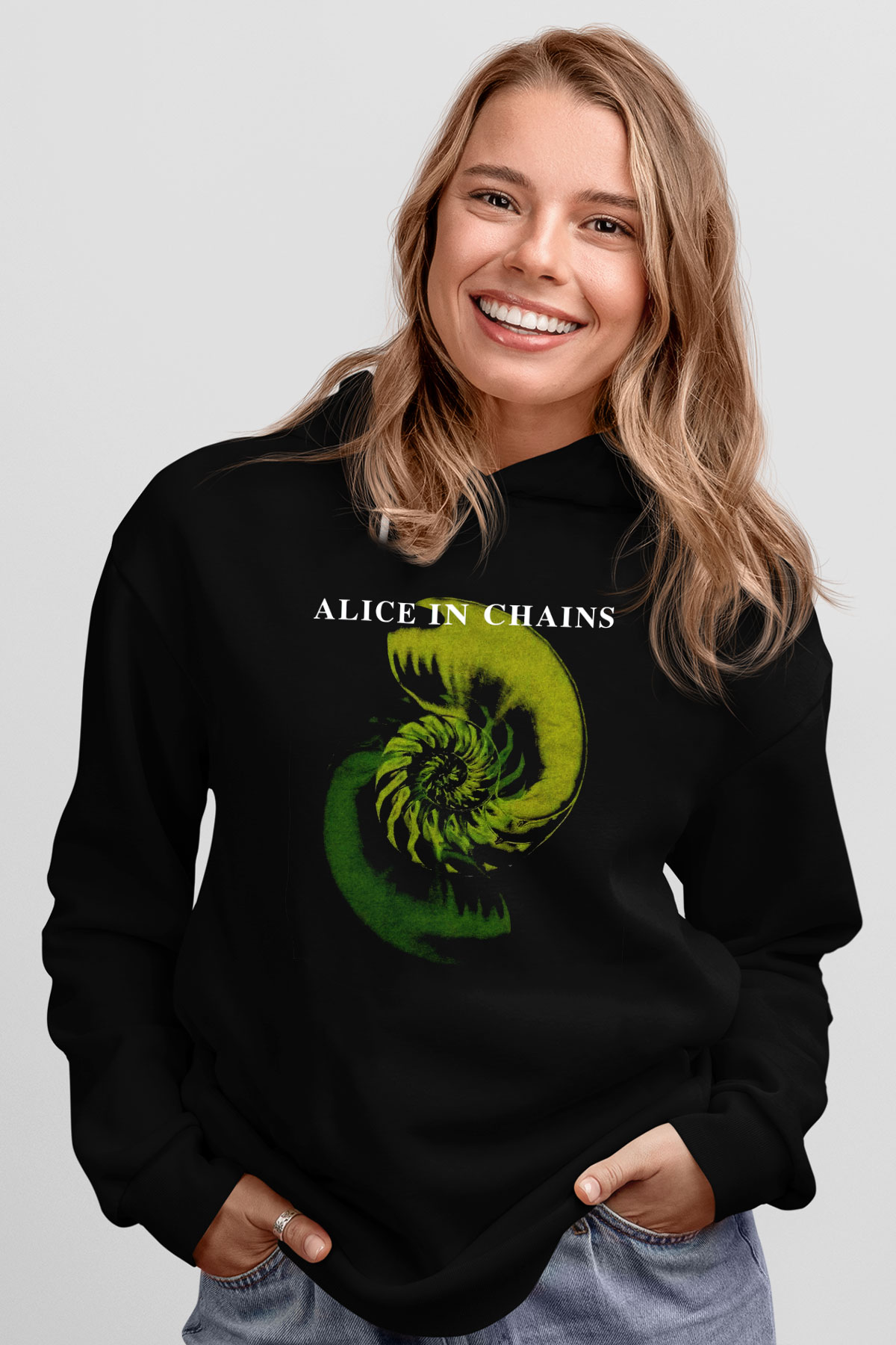 Alice in Chains Siyah Unisex Hoodie