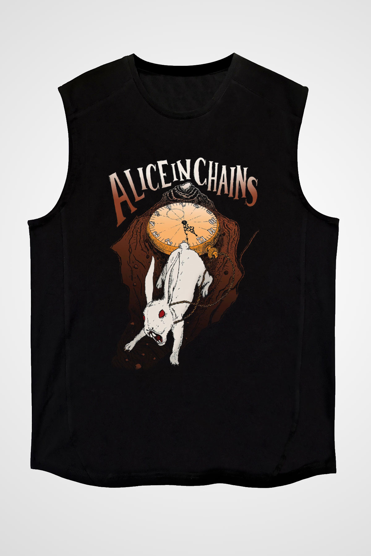 Alice in Chains Siyah Unisex Kolsuz Tişört