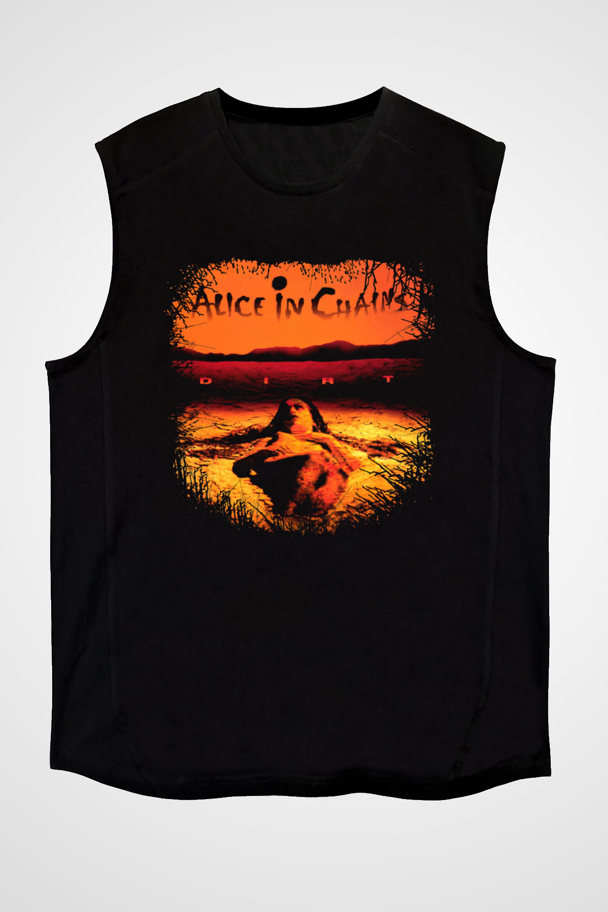 Alice in Chains Siyah Unisex Kolsuz Tişört