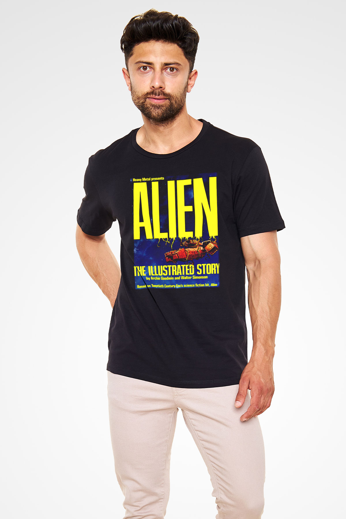 Alien Siyah Unisex Tişört