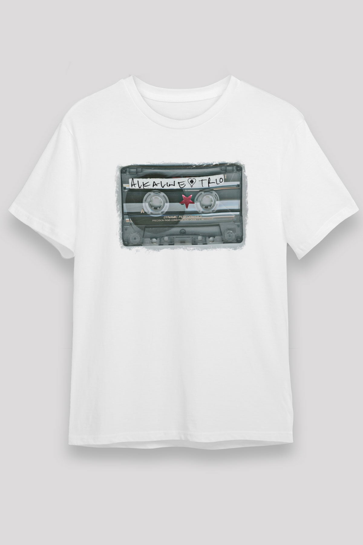 Alkaline Trio Baskılı Unisex Beyaz Tişört