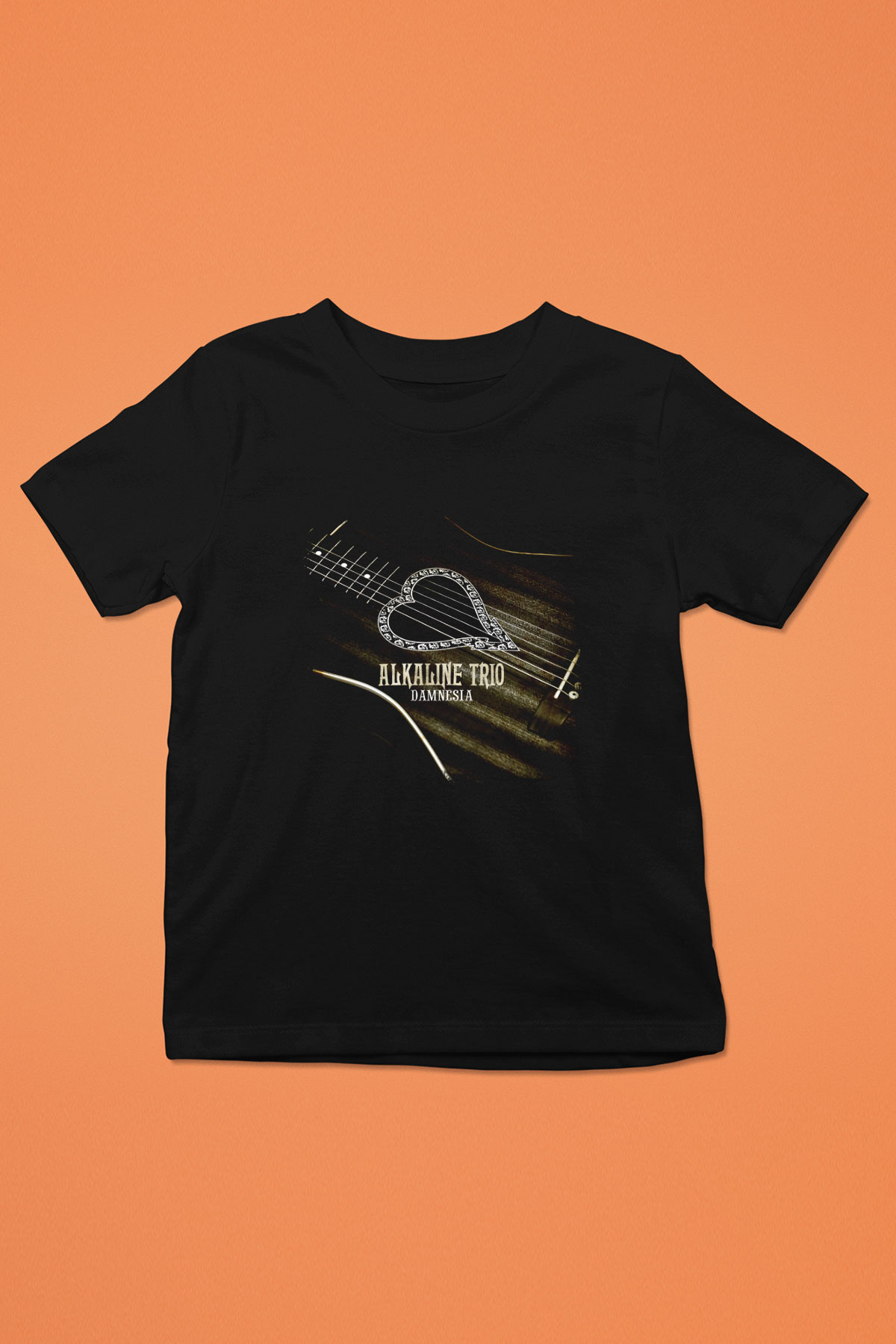 Alkaline Trio Baskılı Unisex Siyah Çocuk Tişört