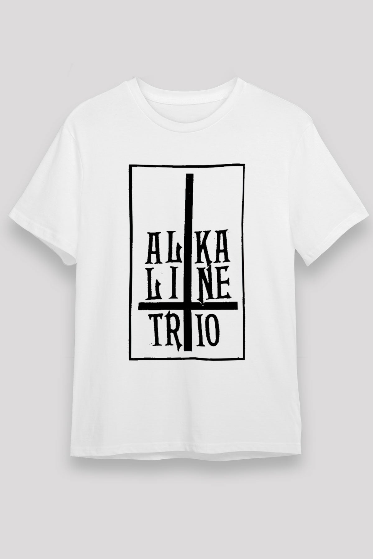 Alkaline Trio Beyaz Unisex Tişört T-Shirt - TişörtFabrikası