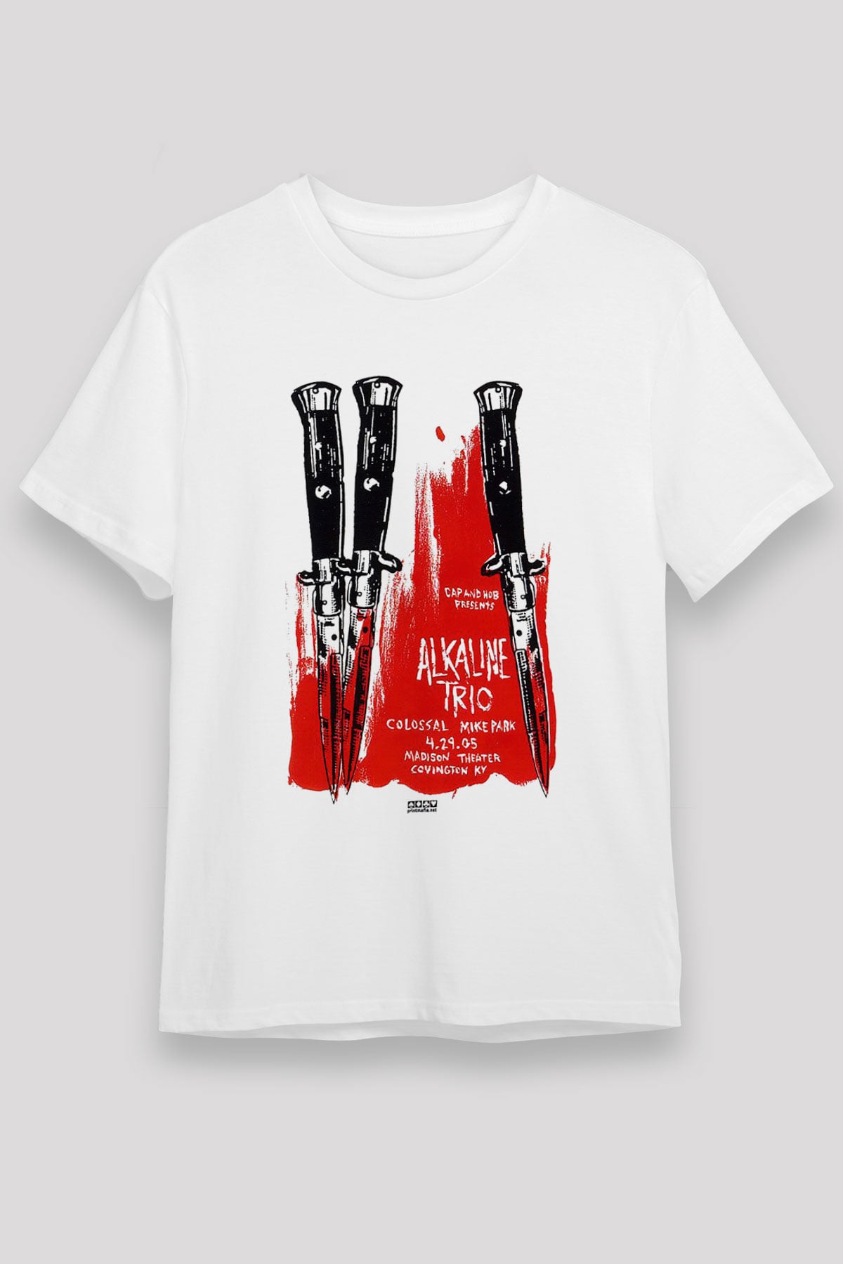 Alkaline Trio Beyaz Unisex Tişört T-Shirt - TişörtFabrikası