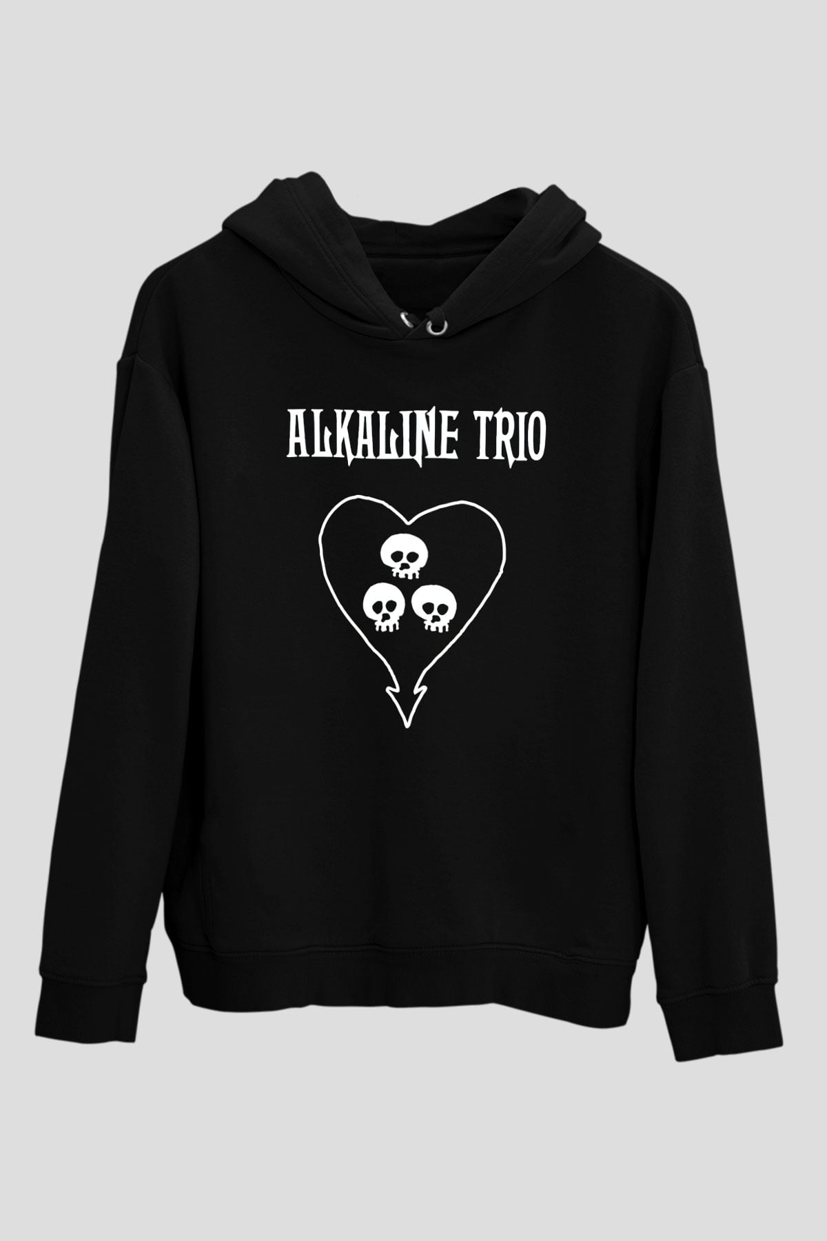 Alkaline Trio Siyah Unisex Hoodie