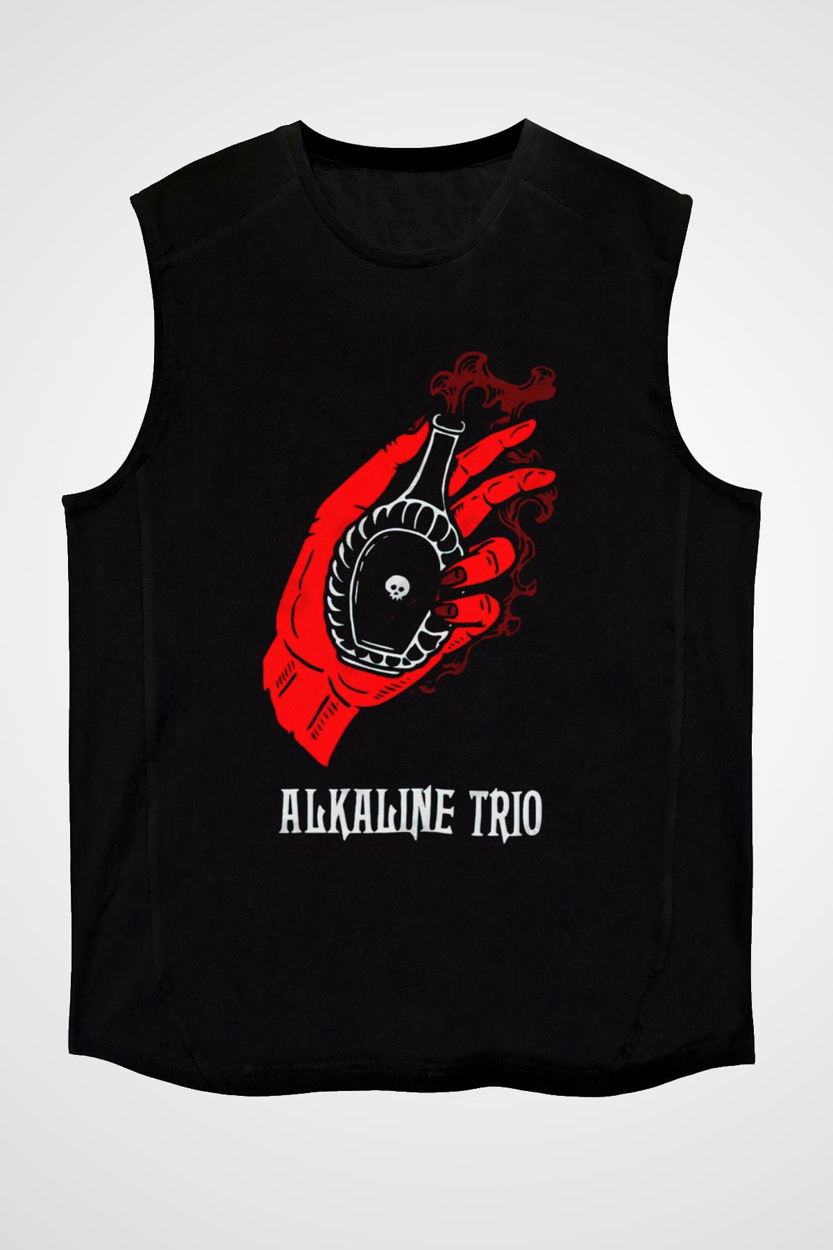 Alkaline Trio Siyah Unisex Kolsuz Tişört
