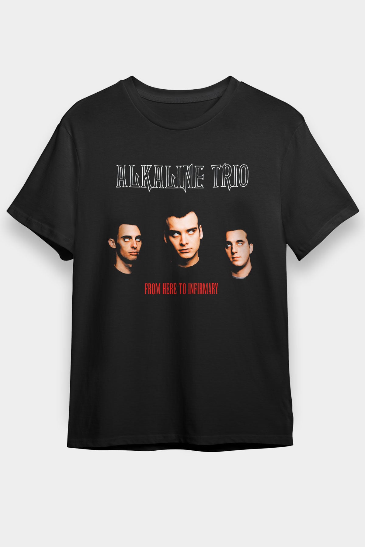 Alkaline Trio Siyah Unisex Tişört T-Shirt - TişörtFabrikası