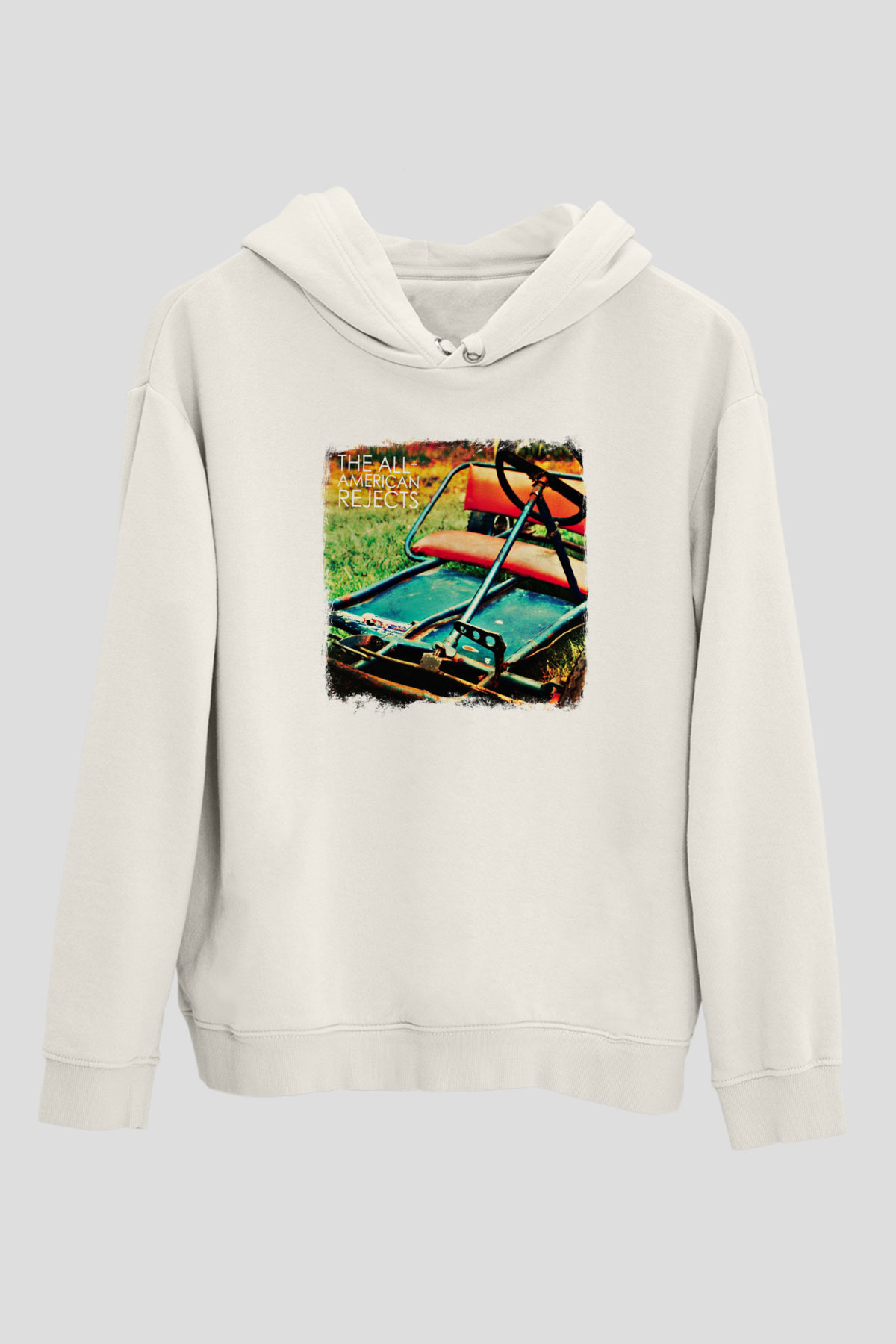 All-American Rejects Baskılı Unisex Beyaz Hoodie