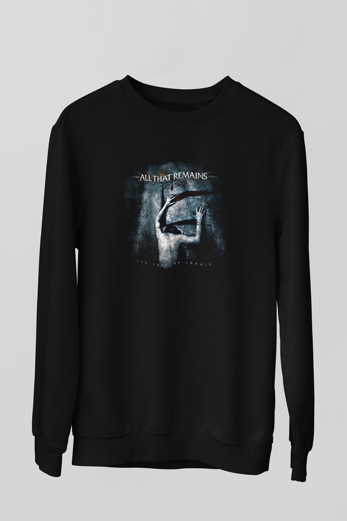 All That Remains Baskılı Unisex Siyah Sweatshirt