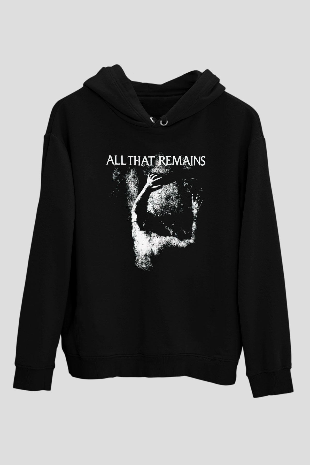 All That Remains Siyah Unisex Kapüşonlu Sweatshirt