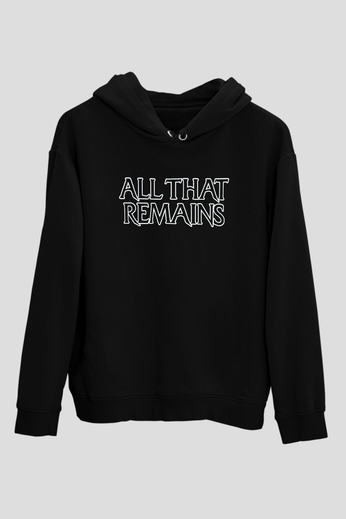 All That Remains Siyah Unisex Kapüşonlu Sweatshirt
