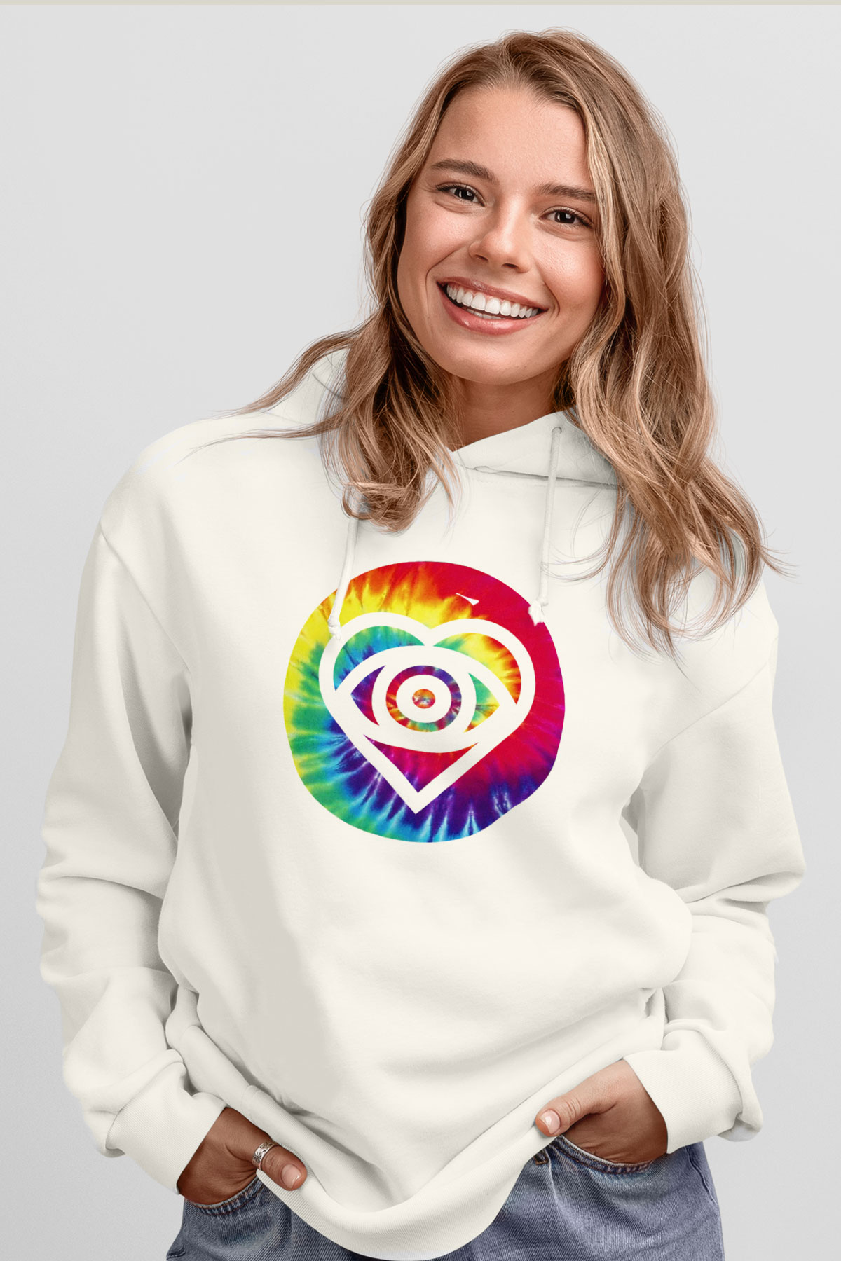 All Time Low Beyaz Unisex Kapşonlu Sweatshirt