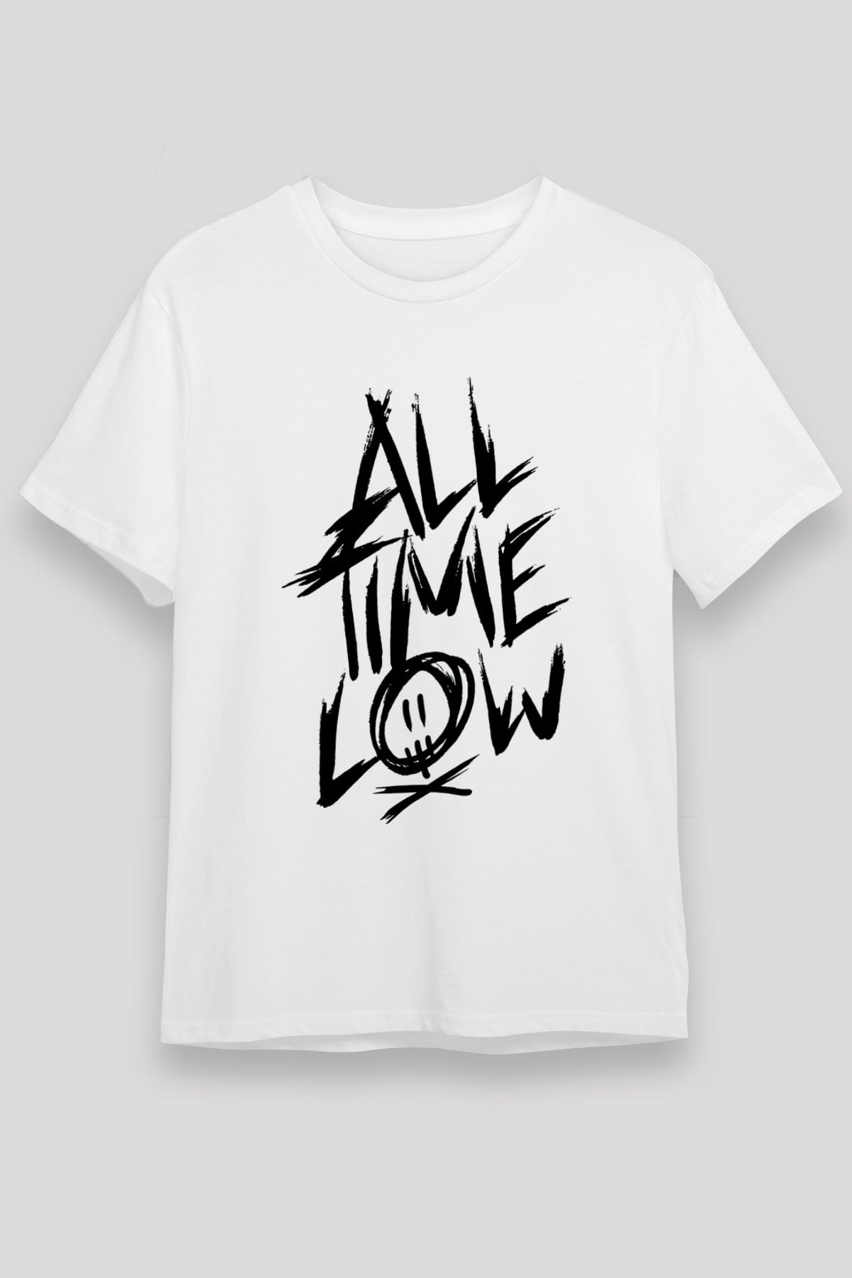 All Time Low Beyaz Unisex Tişört T-Shirt - TişörtFabrikası