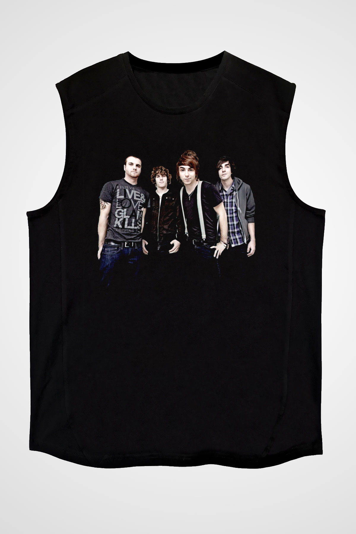 All Time Low Siyah Unisex Kolsuz Tişört