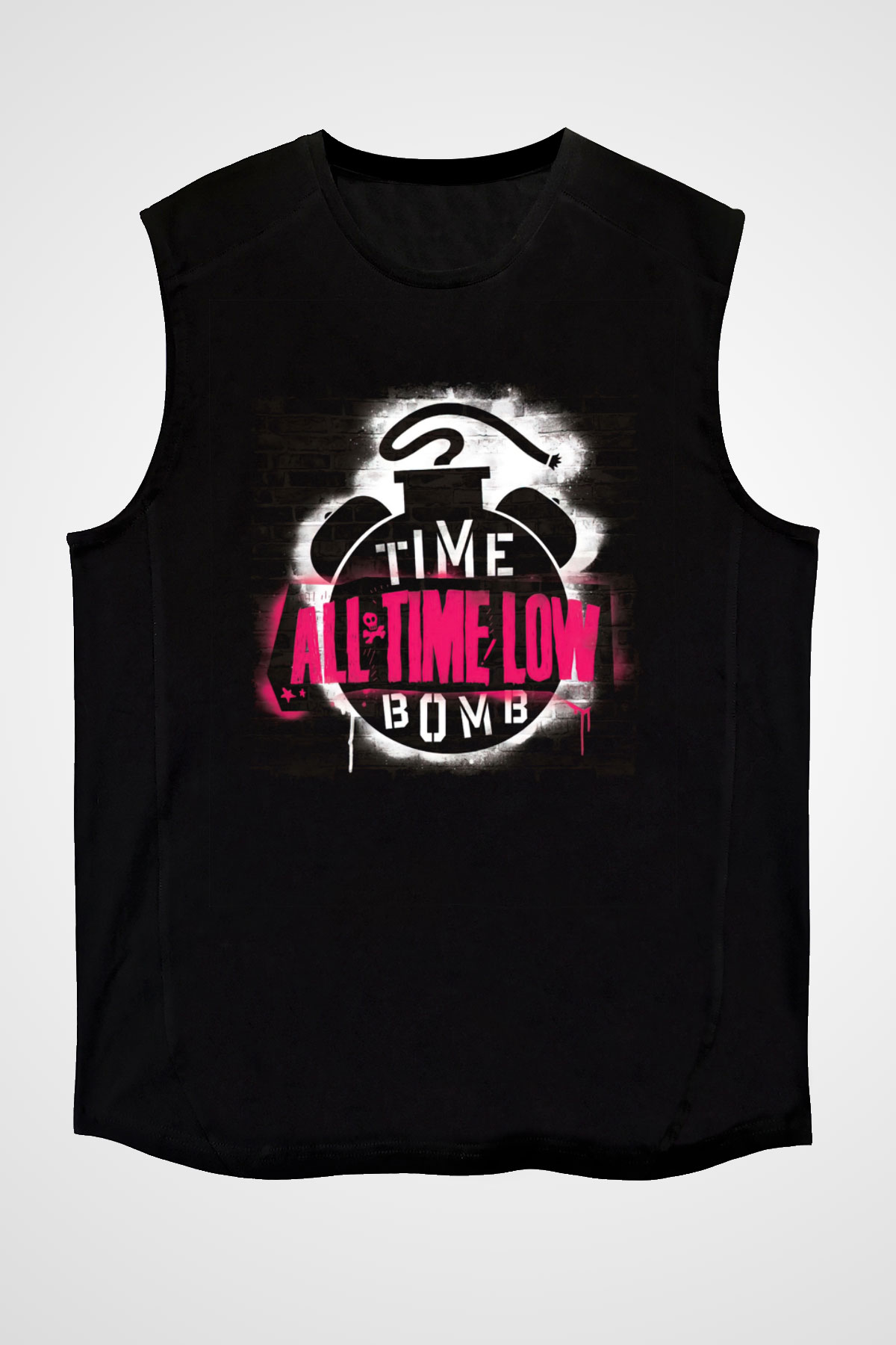 All Time Low Siyah Unisex Kolsuz Tişört