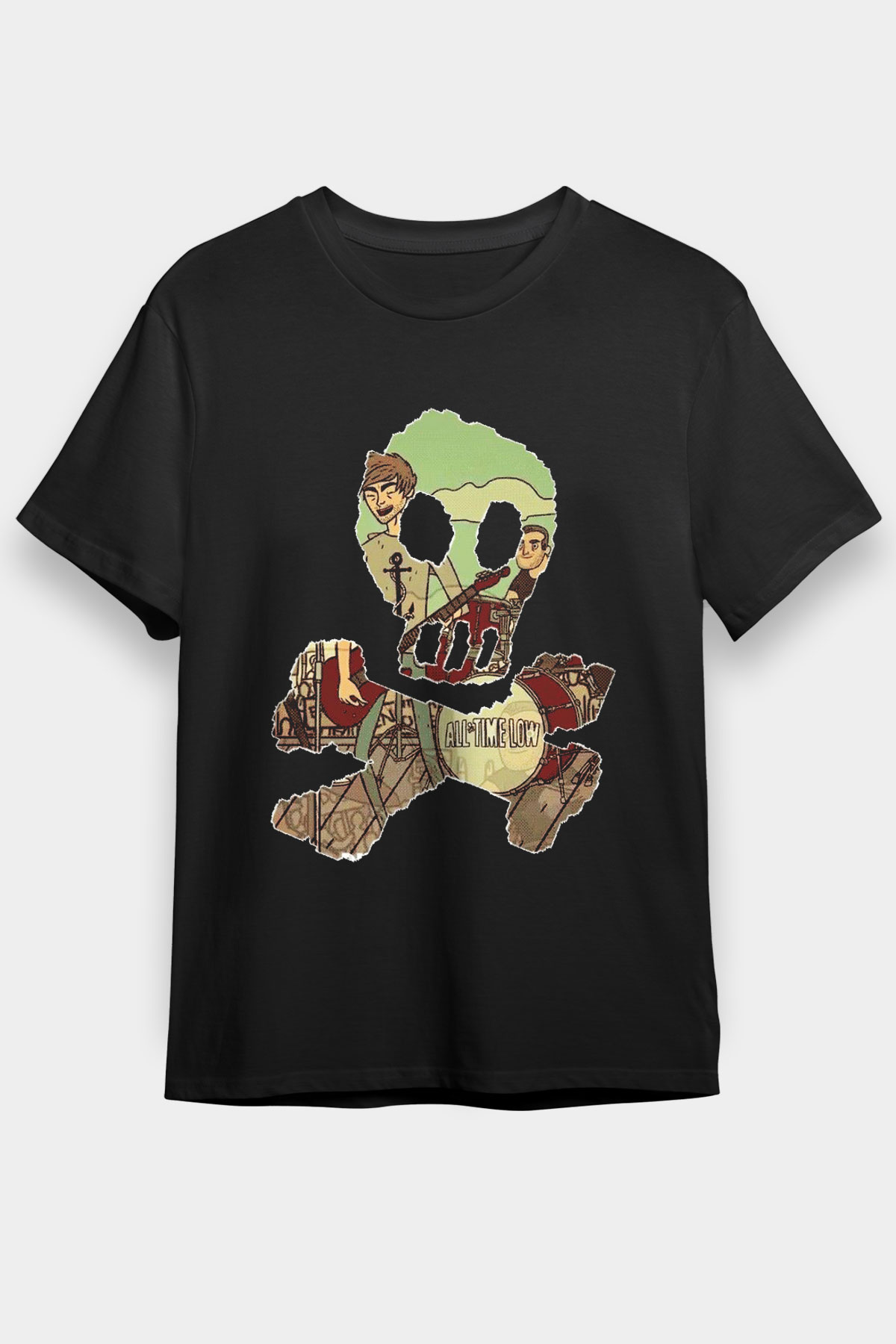 All Time Low Siyah Unisex Tişört T-Shirt - TişörtFabrikası