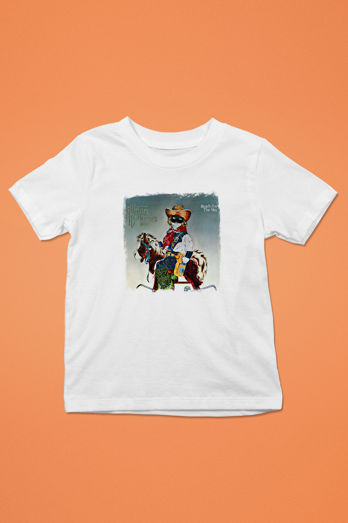 Allman Brothers Band Baskılı Unisex Beyaz Çocuk Tişört