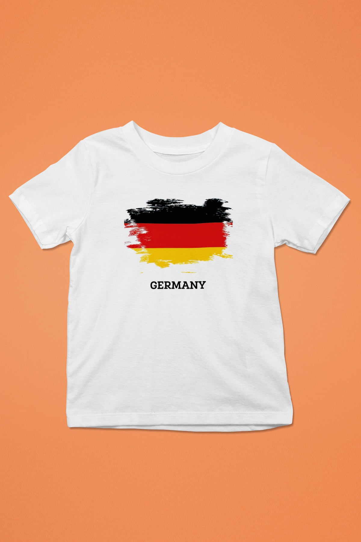 Almanya Baskılı Beyaz Unisex Çocuk Tişört