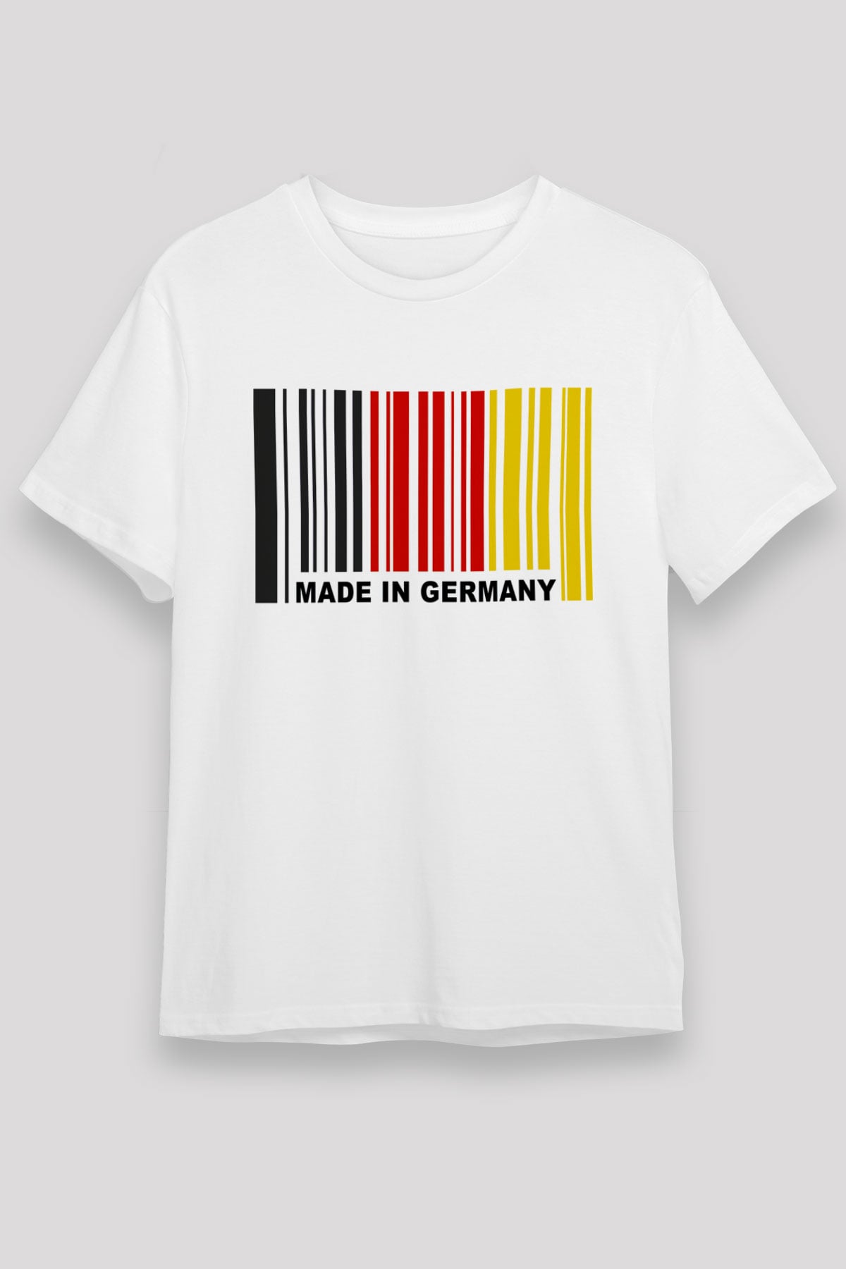 Almanya Beyaz Unisex Tişört T-Shirt - TişörtFabrikası