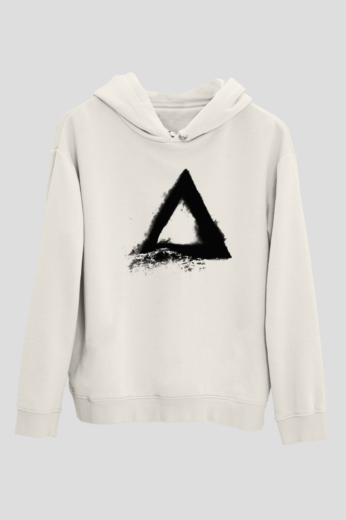 Alt-J Beyaz Unisex Kapüşonlu Sweatshirt