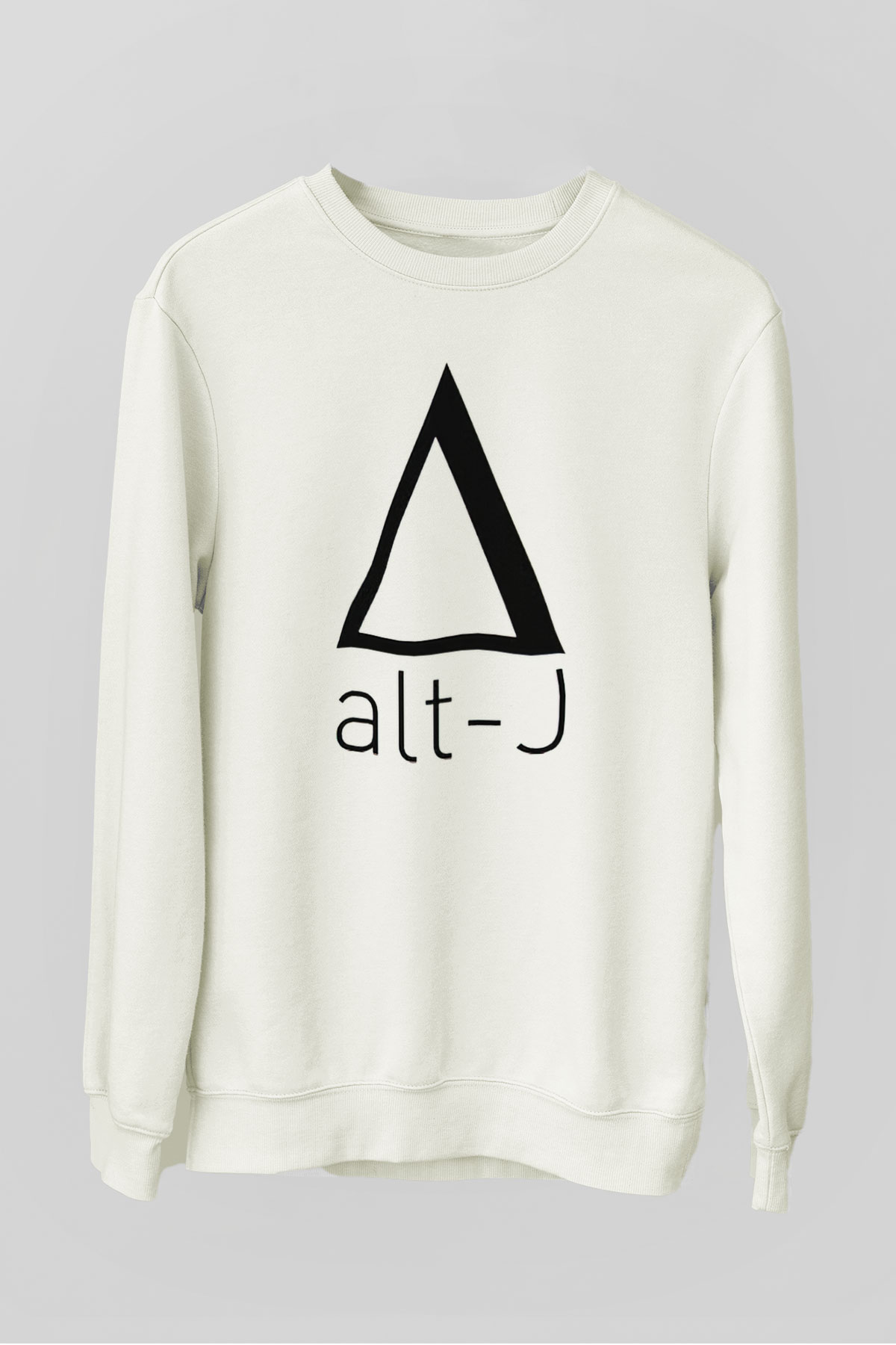 Alt-J Beyaz Unisex Sweatshirt
