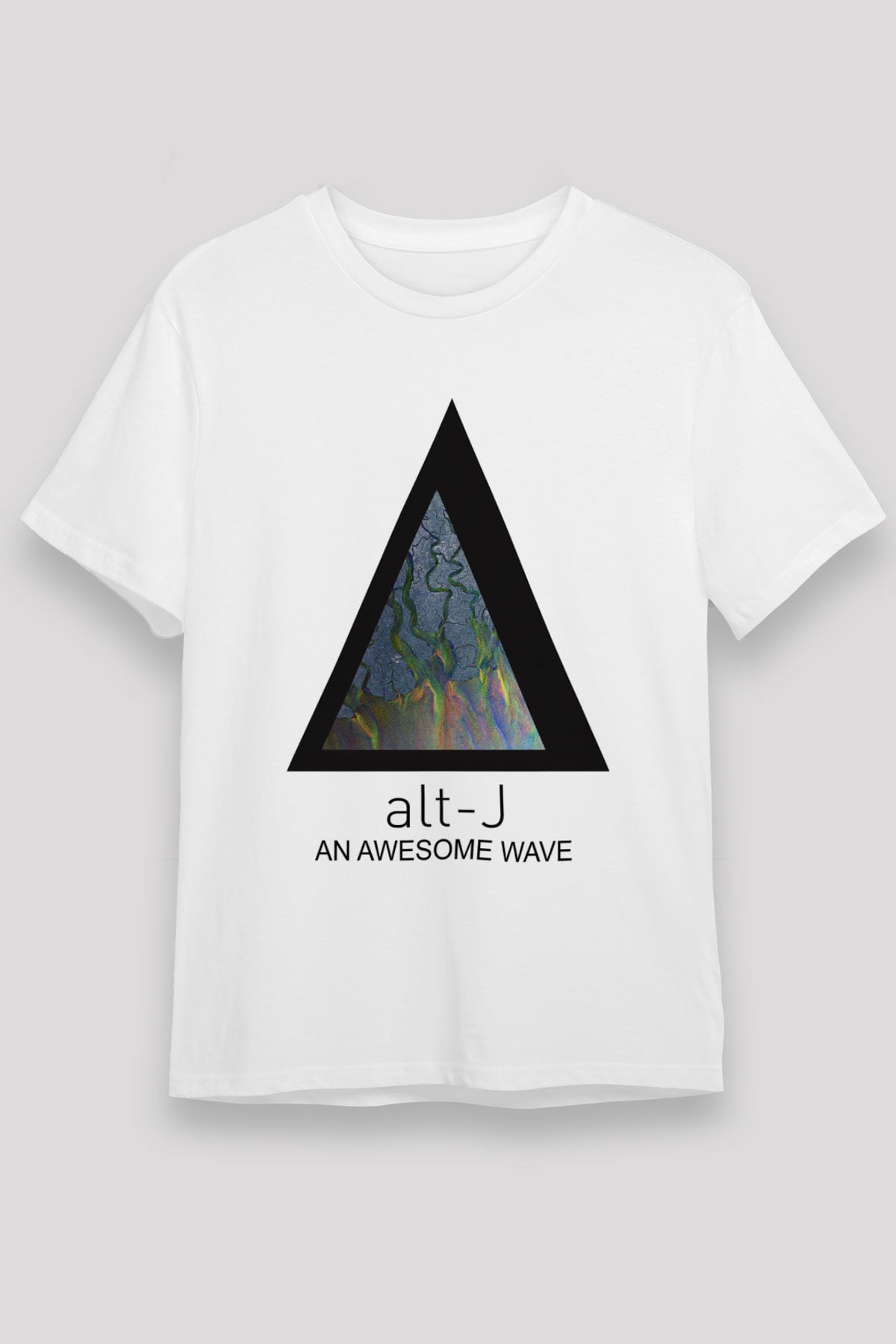 Alt-J Beyaz Unisex Tişört T-Shirt - TişörtFabrikası