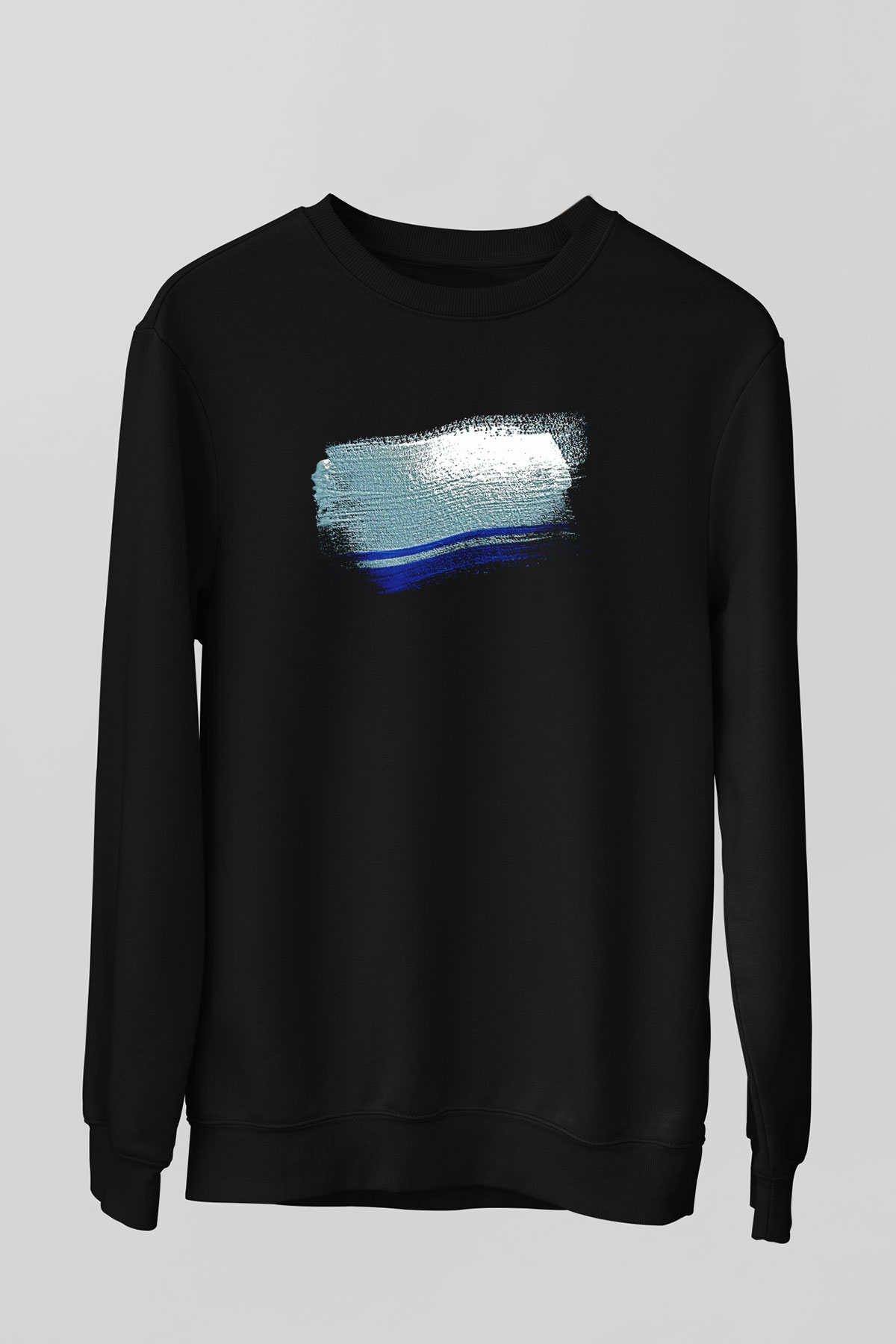 Altay Cumhuriyeti - Altai Republic Bayrağı Baskılı Unisex Siyah Sweatshirt