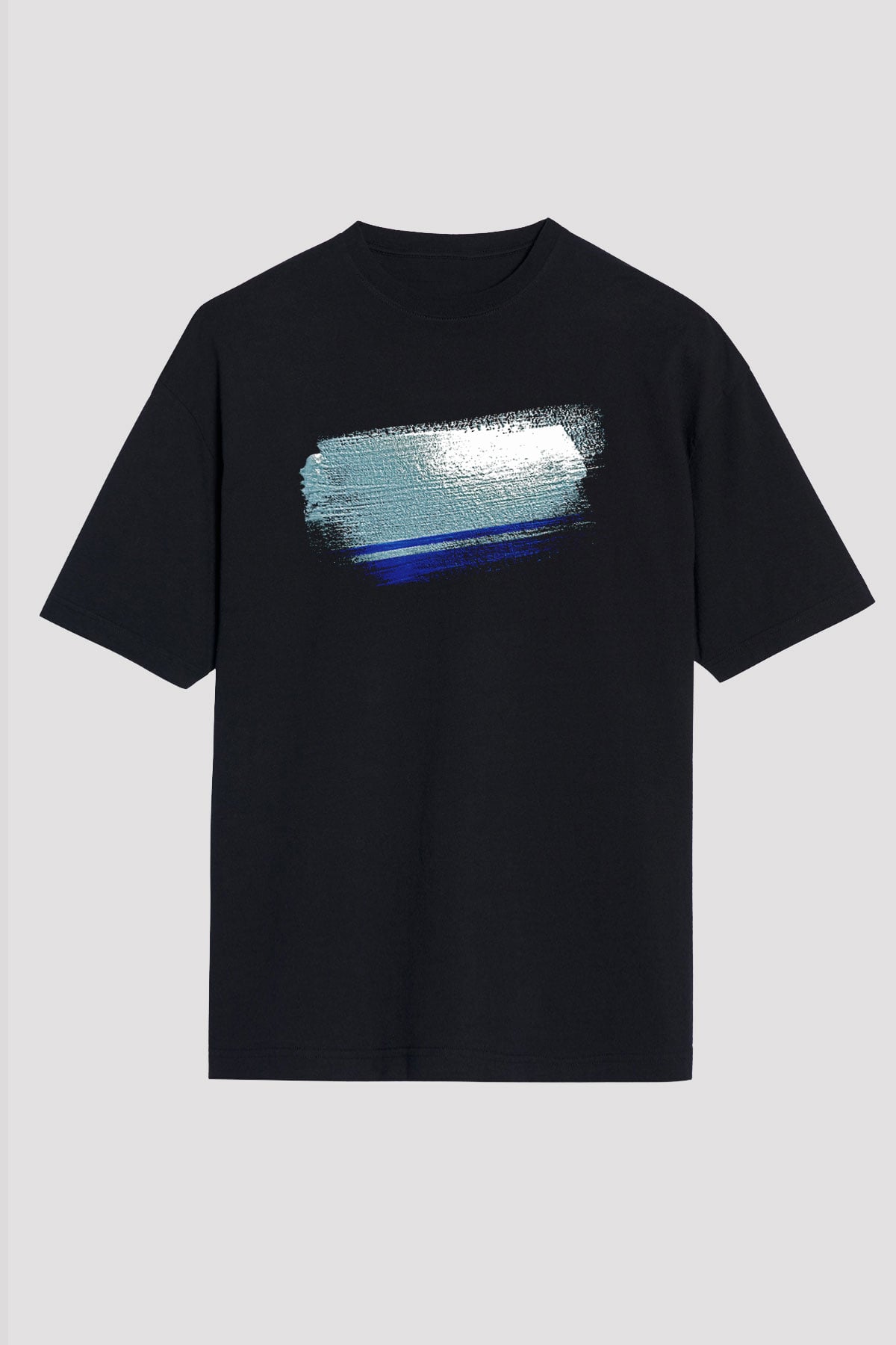 Altay Cumhuriyeti - Altai Republic Bayrağı Baskılı Unisex Siyah Oversize Tişört