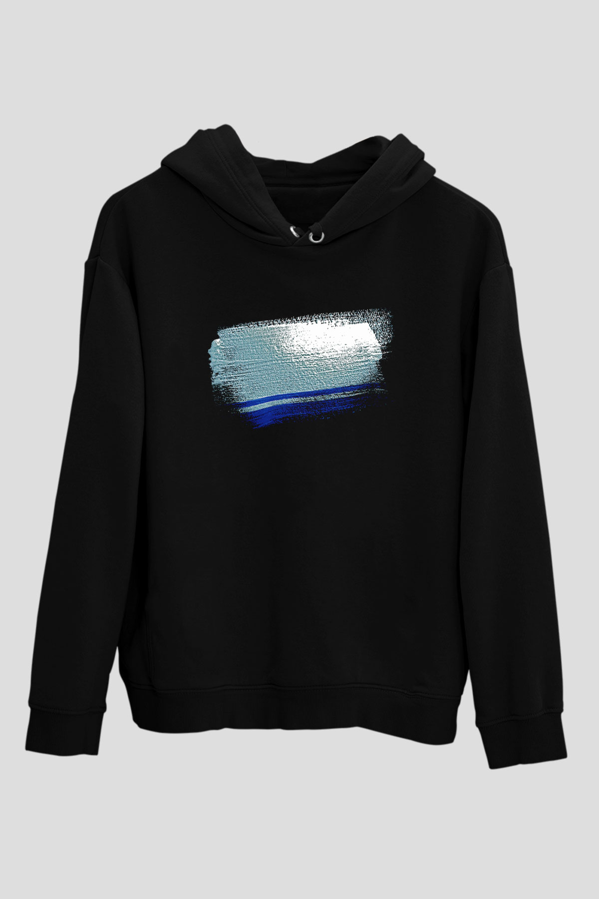 Altay Cumhuriyeti - Altai Republic Bayrağı Baskılı Unisex Siyah Hoodie