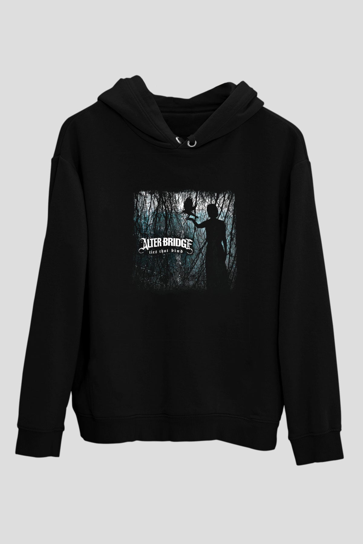Alter Bridge Baskılı Unisex Siyah Hoodie